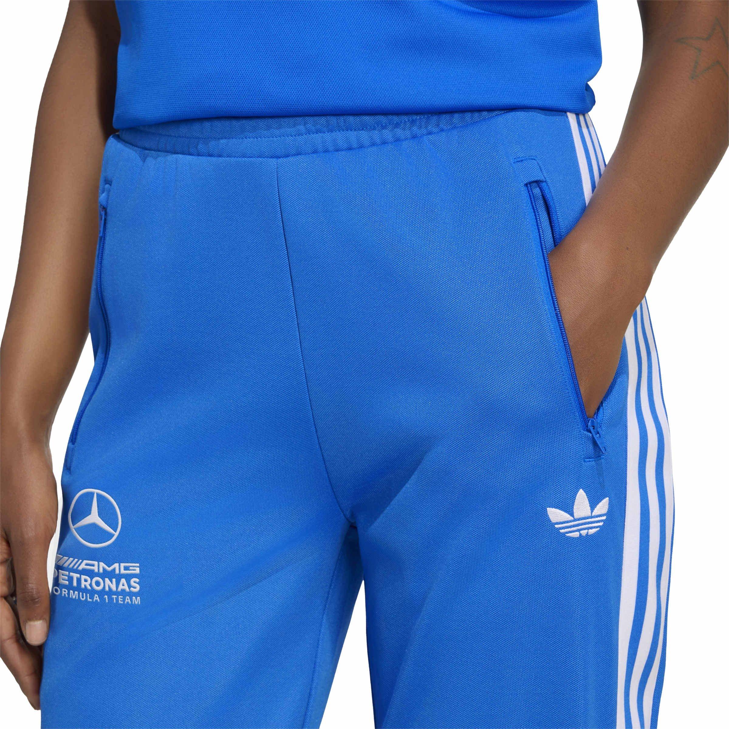 Blue/White - adidas Originals - x Mercedes AMG Petronas Formula 1 Team Blue Wonder Track Pant - 5