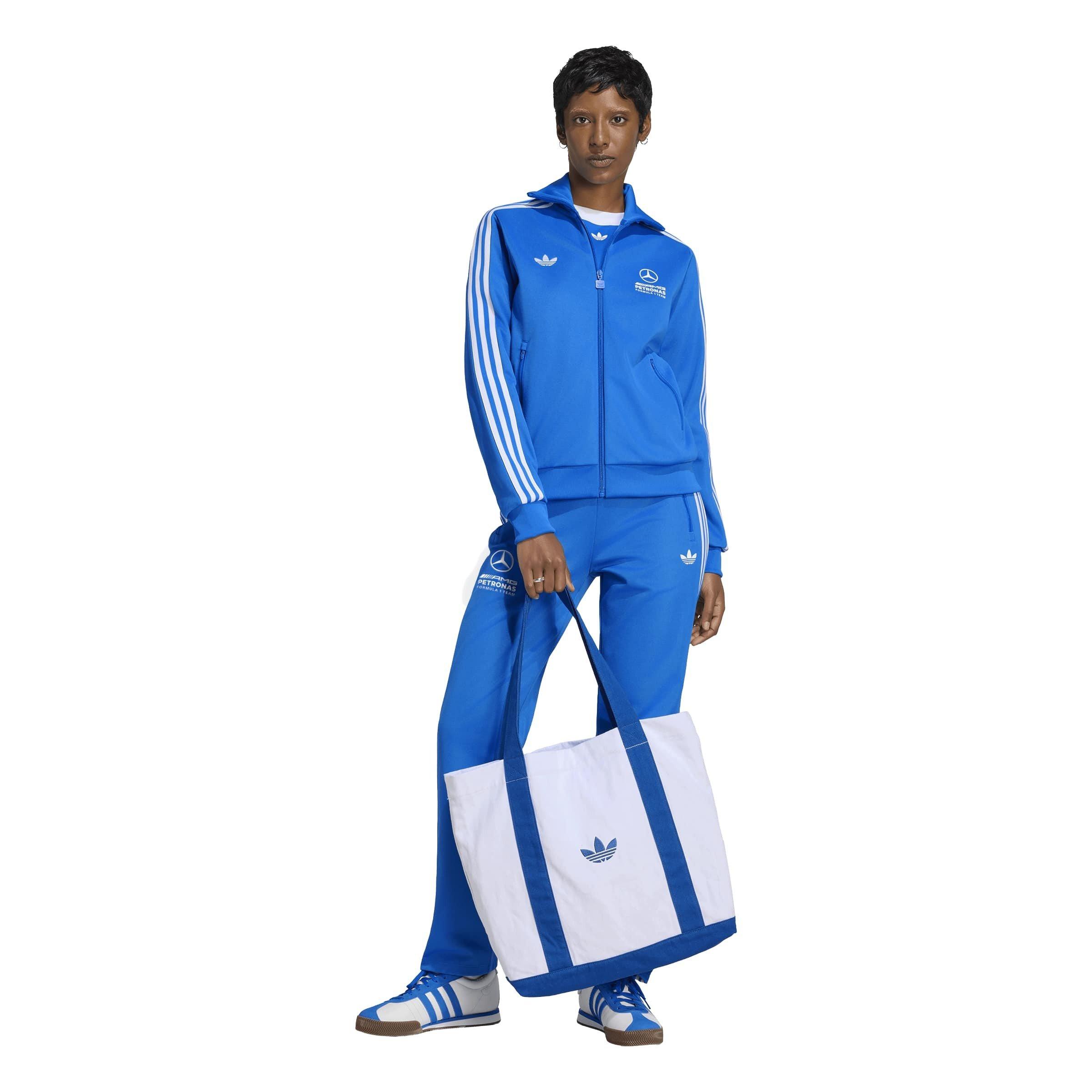 Blue/White - adidas Originals - x Mercedes AMG Petronas Formula 1 Team Blue Wonder Track Pant - 6
