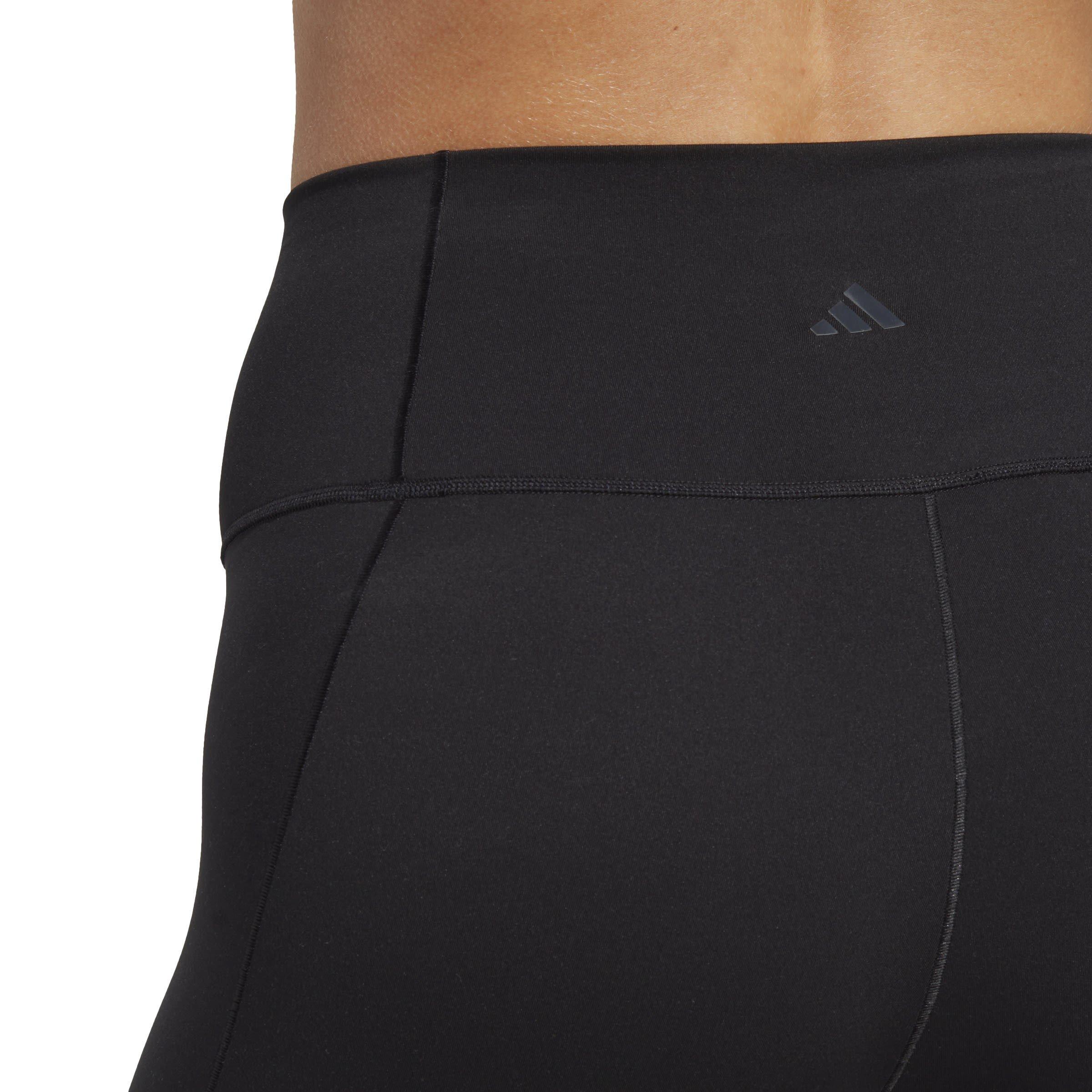 Black - adidas - Cut-Out Yoga Tights Womens - 5