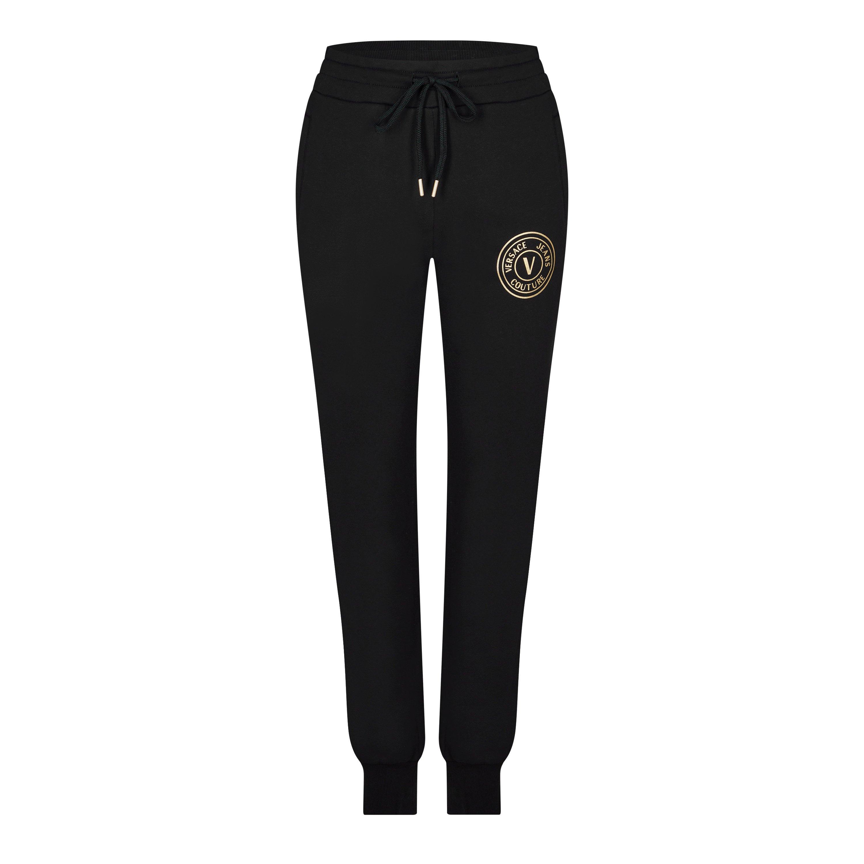 Black/Gold G89 - Versace Jeans Couture - Round Logo Joggers - 6