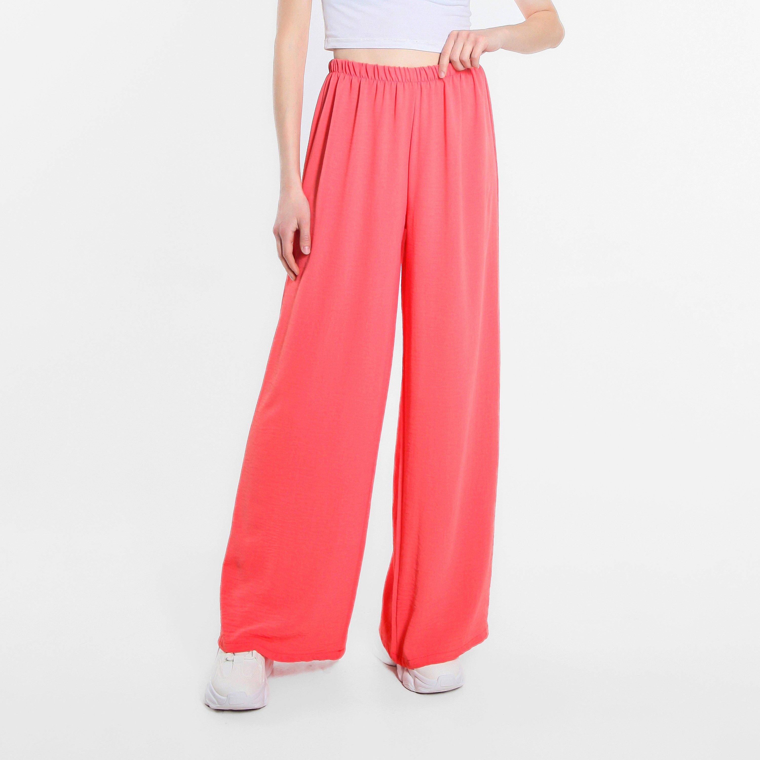 cabana koraal - Be You - Women's Pull-On Wide Leg Trousers - 2