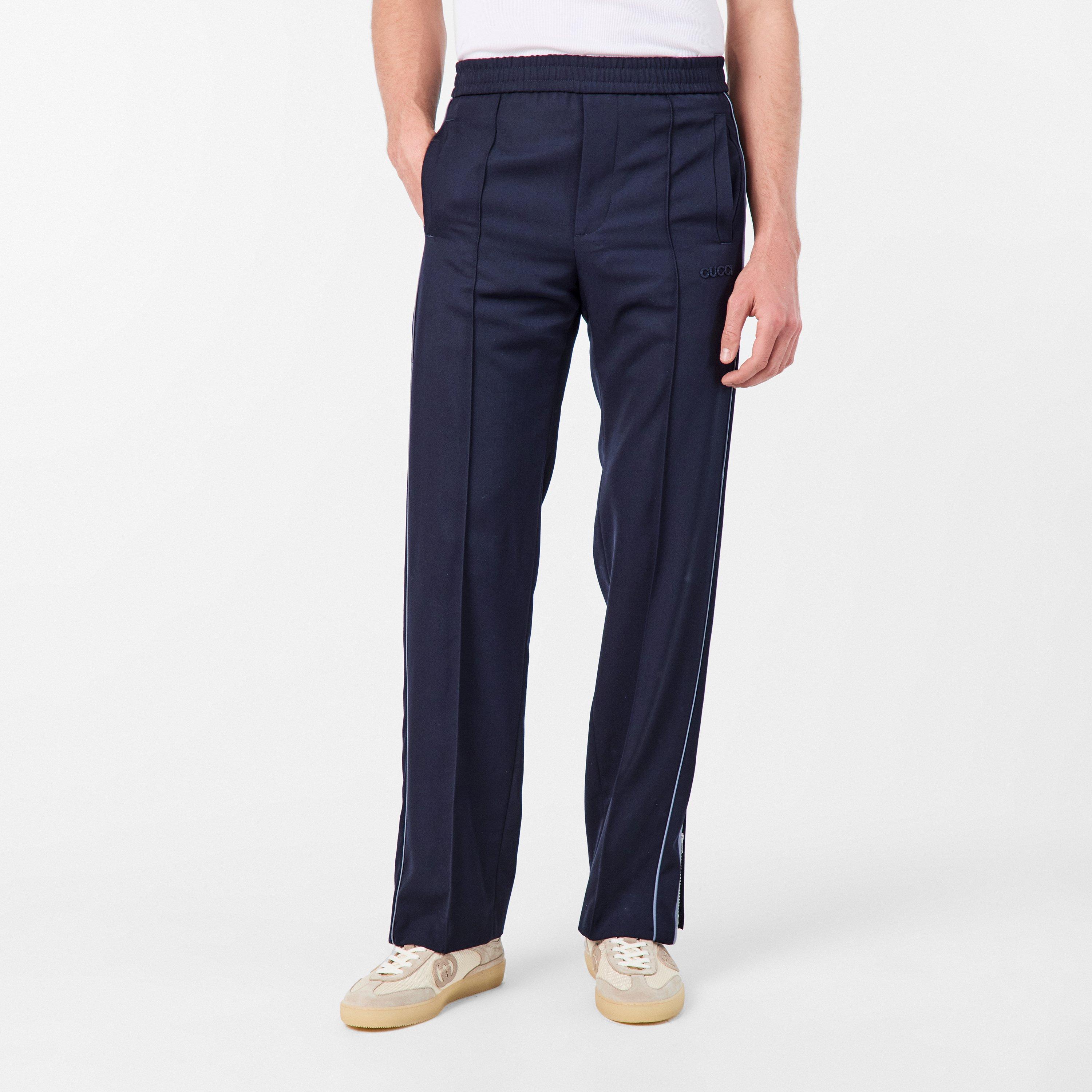 Ink - Gucci - Embroidered Wool Twill Trousers - 3