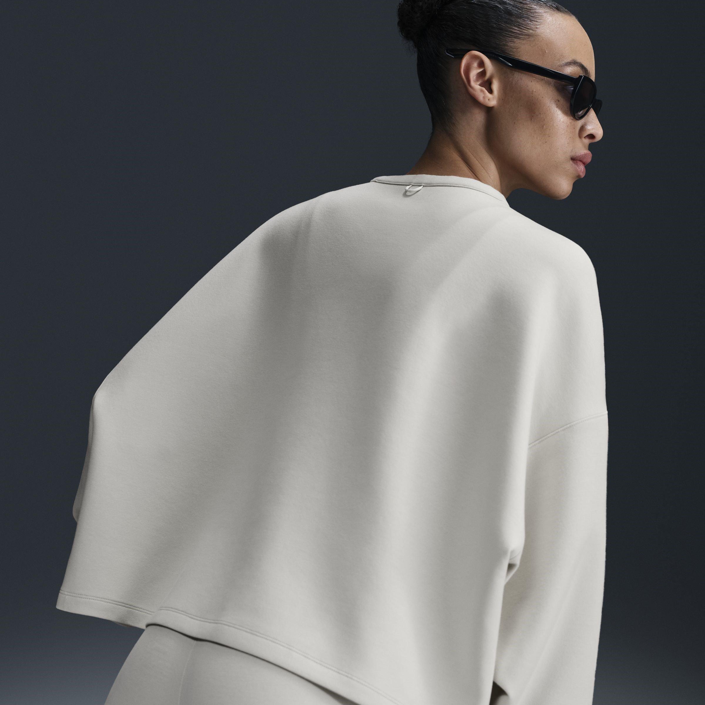 Lt Orewood Brn - Nike - Nike Crewneck Soft Knit Sweater - 2