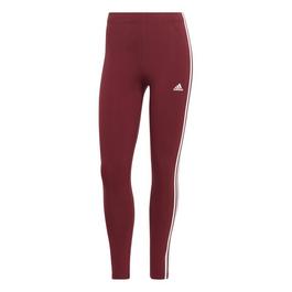 adidas Essentials 3-Stripe High-Waisted Leggings Womens