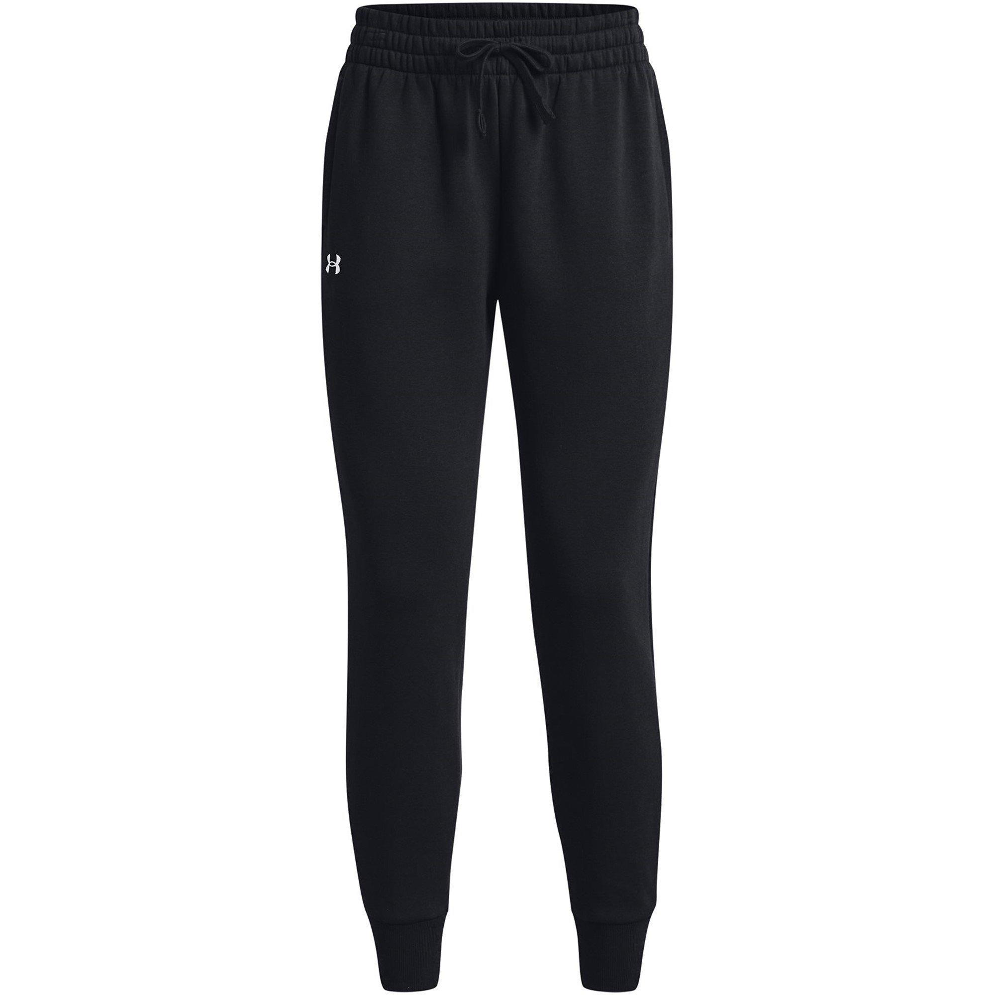 Black/White - Under Armour - UA Rival Fleece Joggers Women's - 1