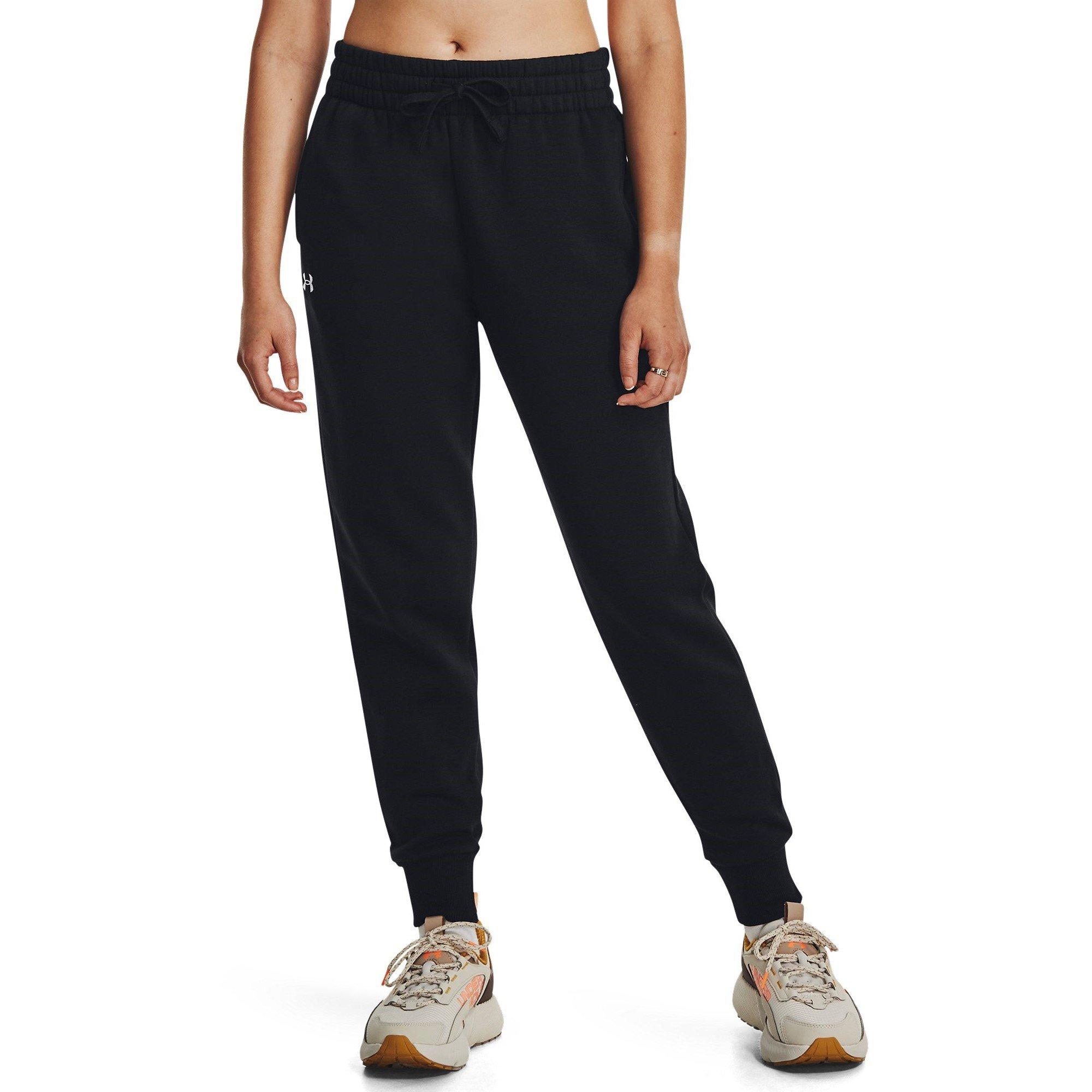 Zwart/Wit - Under Armour - Armour UA Rival Fleece Joggers Women's - 3