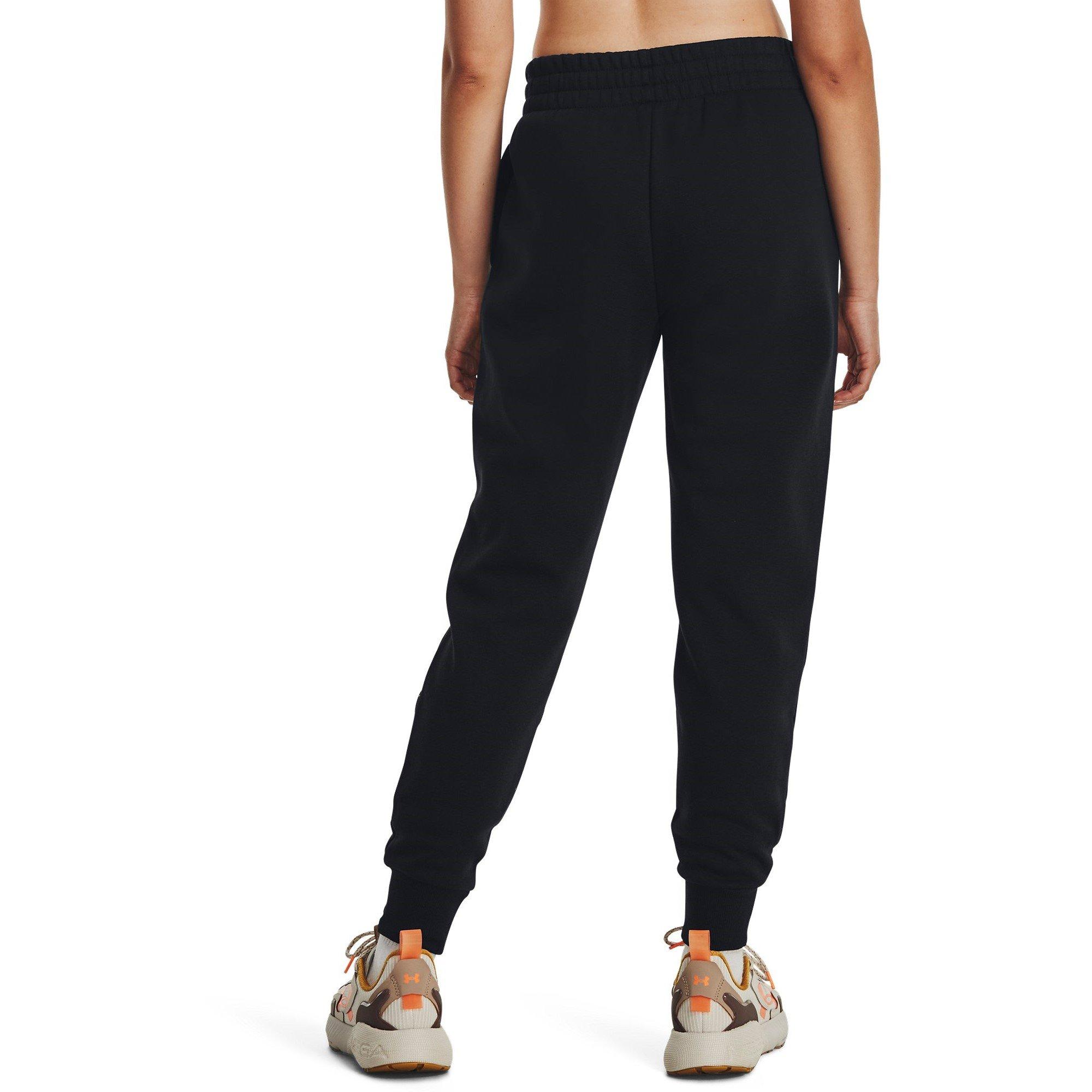 Zwart/Wit - Under Armour - Armour UA Rival Fleece Joggers Women's - 4