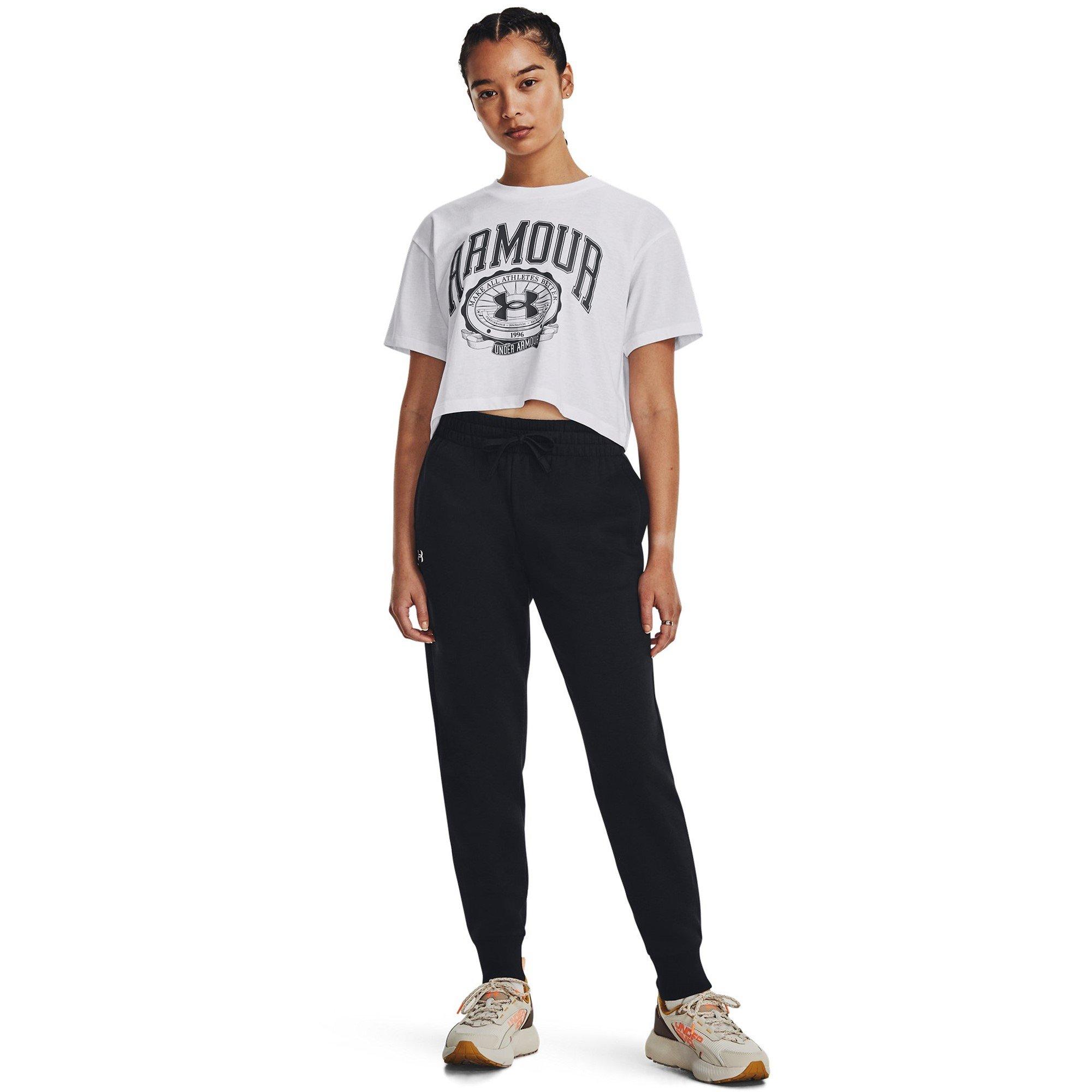 Zwart/Wit - Under Armour - Armour UA Rival Fleece Joggers Women's - 7