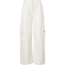Ancien Blanc - For Joules Cream Miah Cropped Wide Leg Jeans - Loose Cargo pants - 1