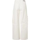 Ancien Blanc - For Joules Cream Miah Cropped Wide Leg Jeans - Loose Cargo pants - 6