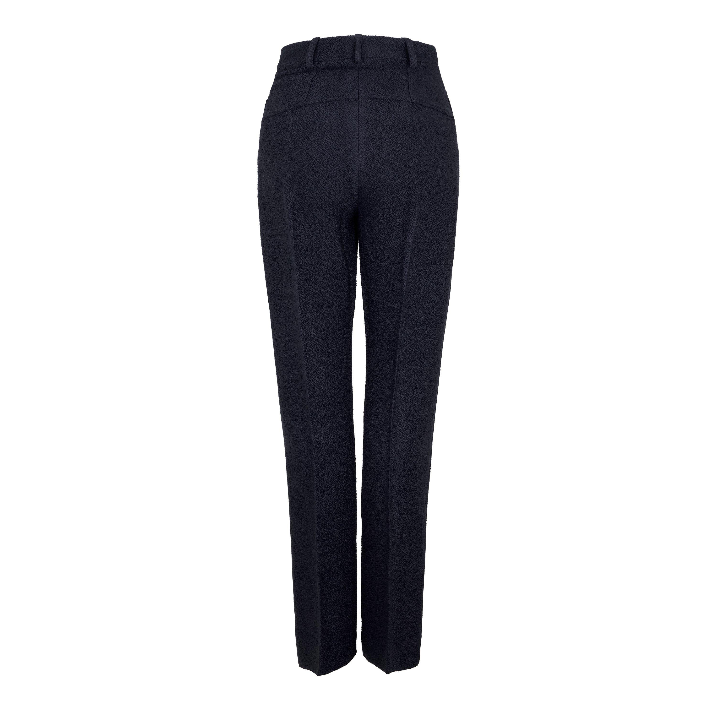 Dark Navy - Jacquemus - Crepe Trousers - 6