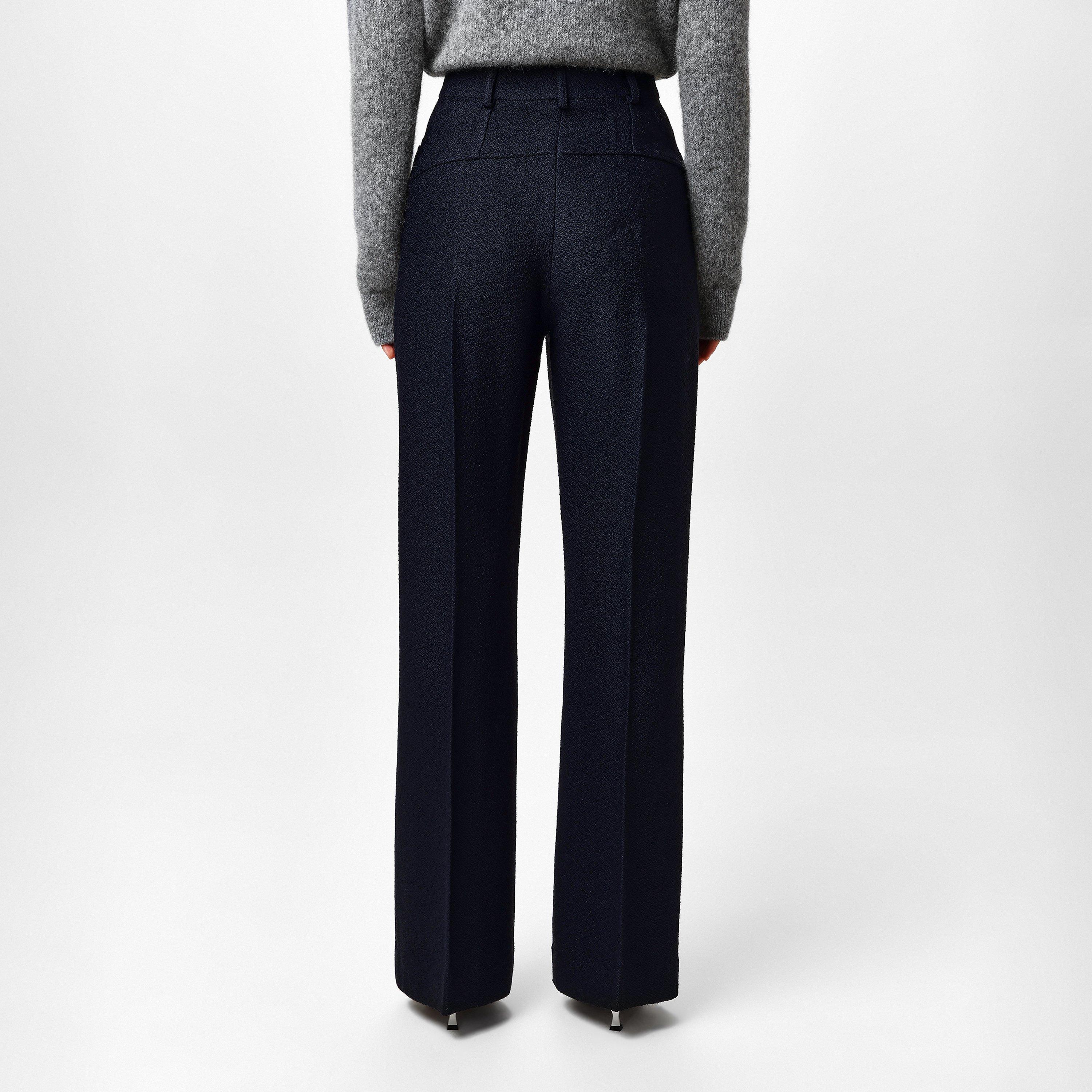 Dark Navy - Jacquemus - Crepe Trousers - 3