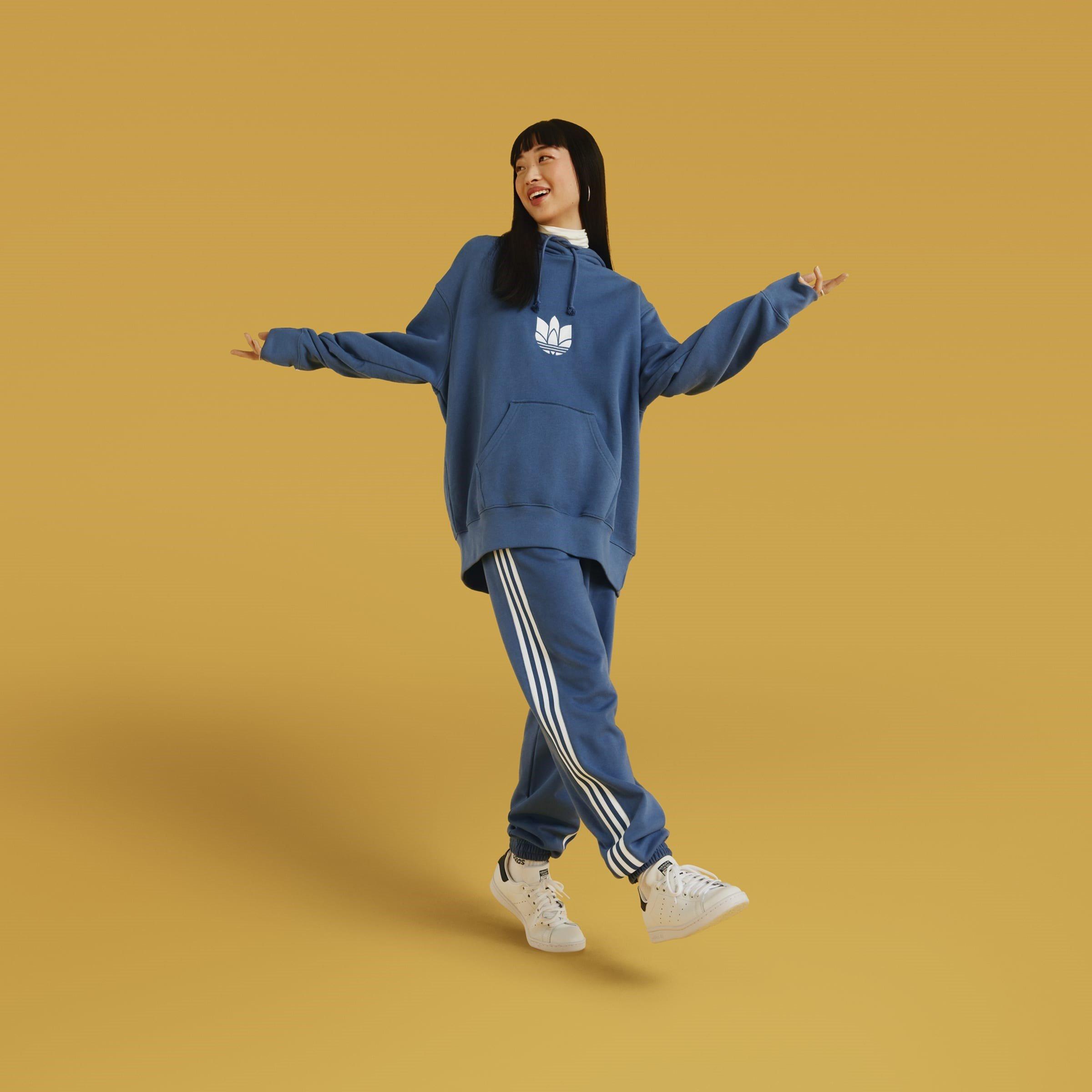 Blue - adidas Originals - Women's Closed Hem Jersey Joggers - 2