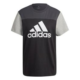adidas Essentials Colorblock Logo T Shirt Womens
