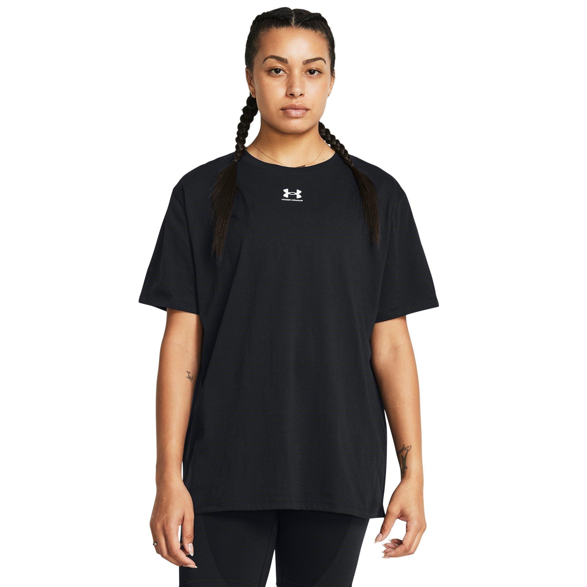 Schwarz - Under Armour - Women's Campus Oversized Short-Sleeve T-Shirt - 2
