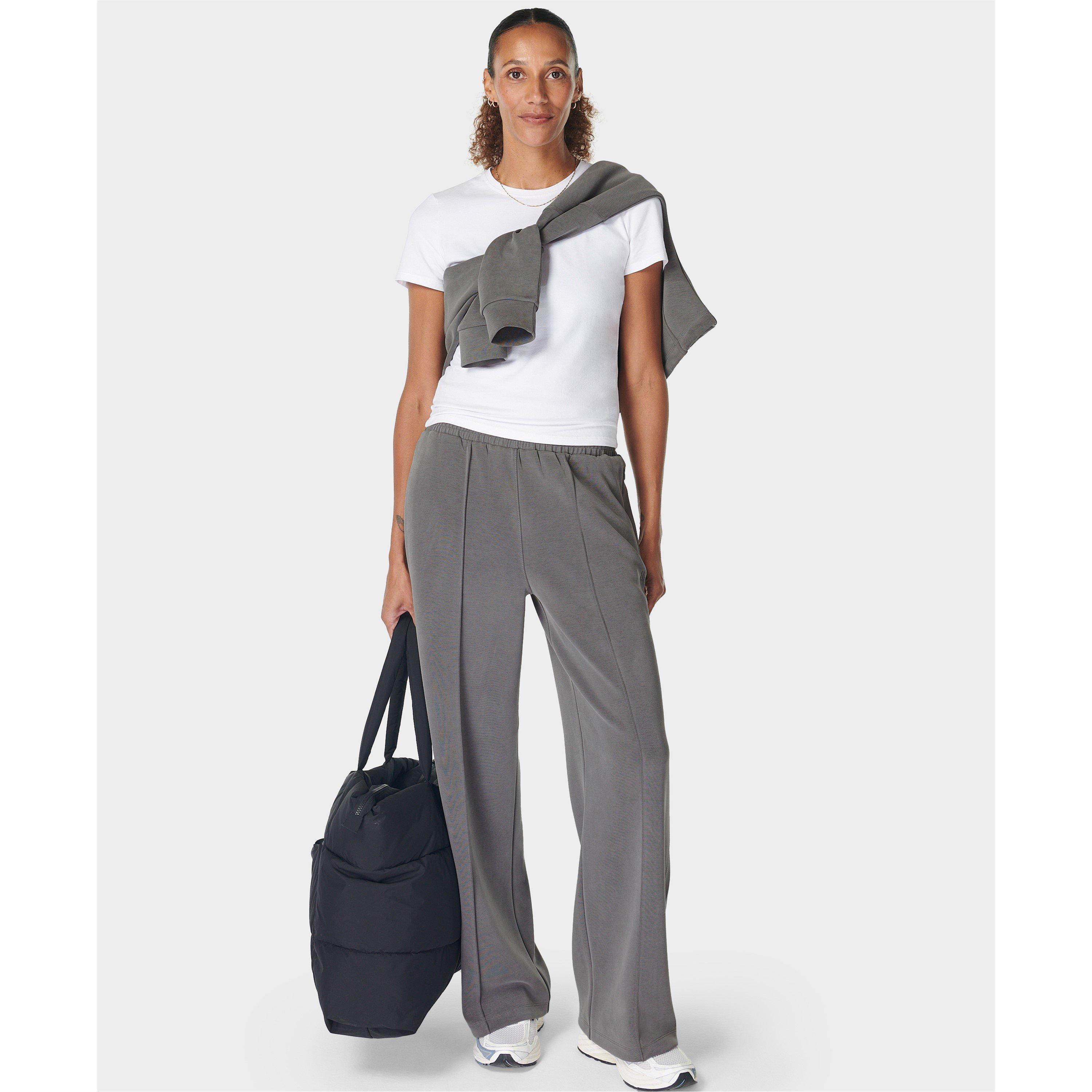 charcoal grey - Sweaty Betty - Women's Wide Leg Trousers - 4