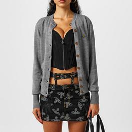 Vivienne Westwood Women'S Plain Wool Knit Cardigan