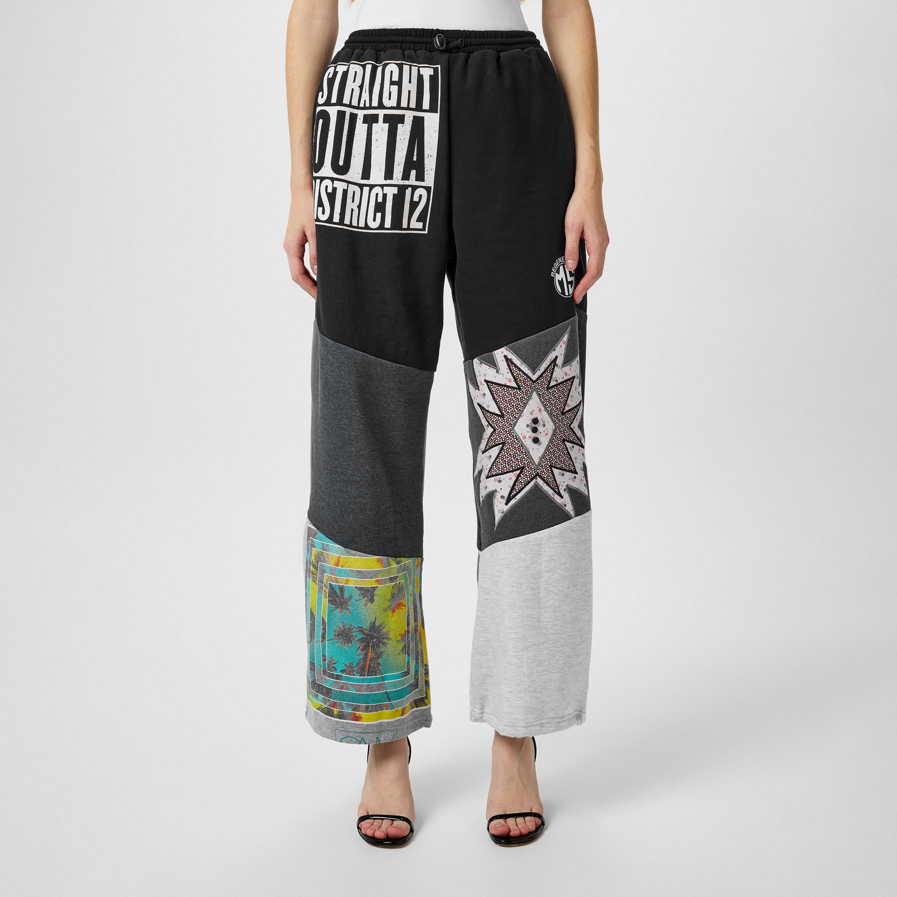 Marine Serre Women's Graphic Closed Hem Fleece Joggers