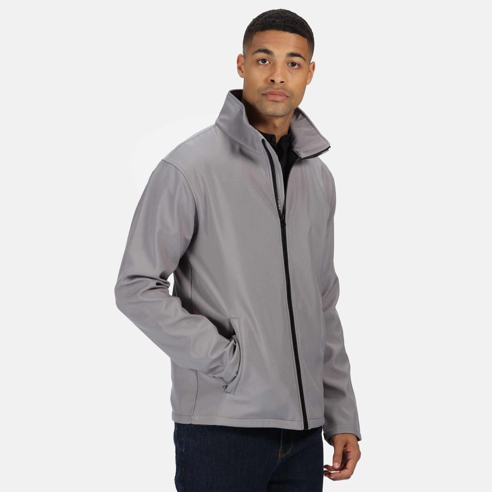 Regatta Men's Ablaze Printable Softshell Jacket - Rkgrey(Blk) - M