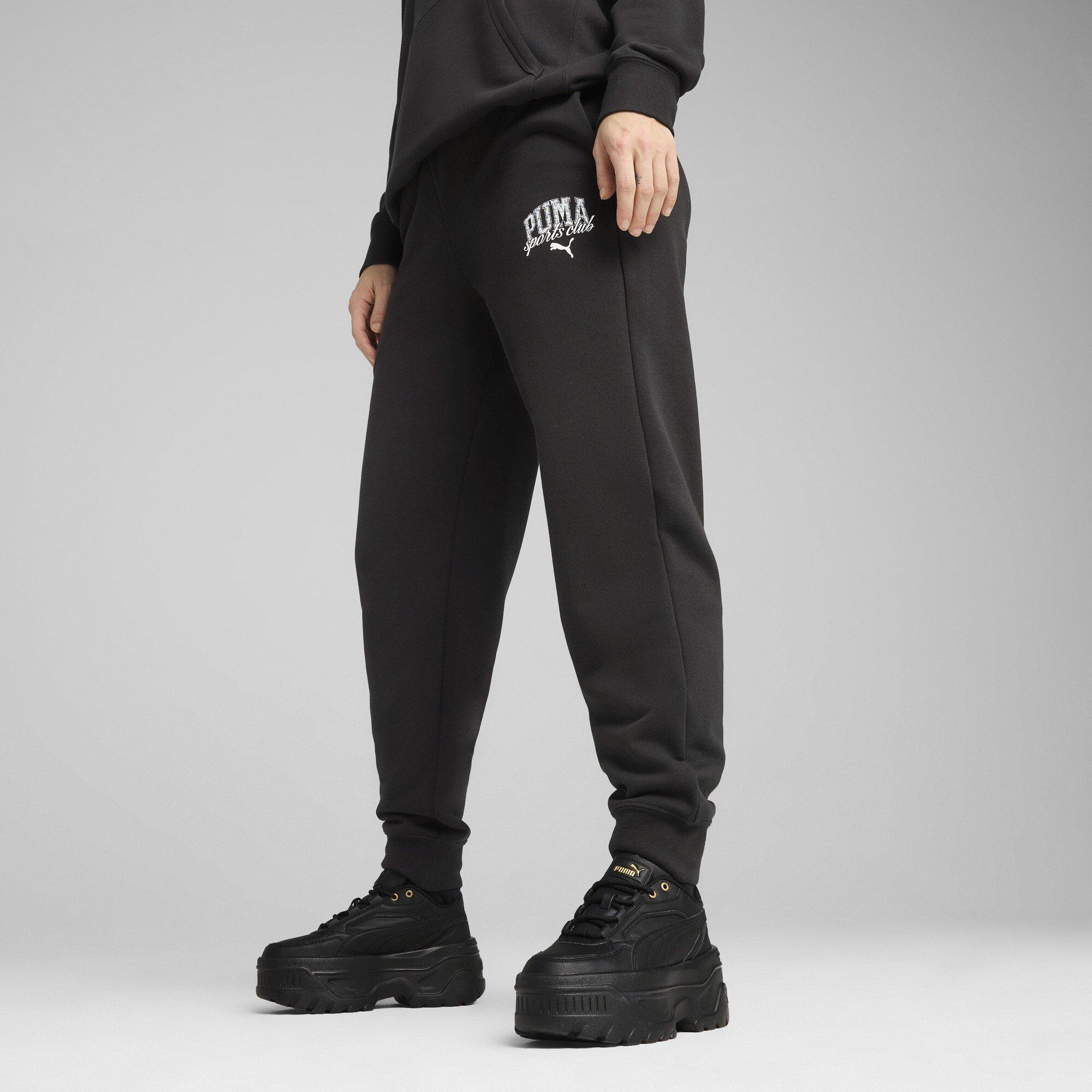 Puma Black - Puma - Logo Jogging Bottoms Womens - 2
