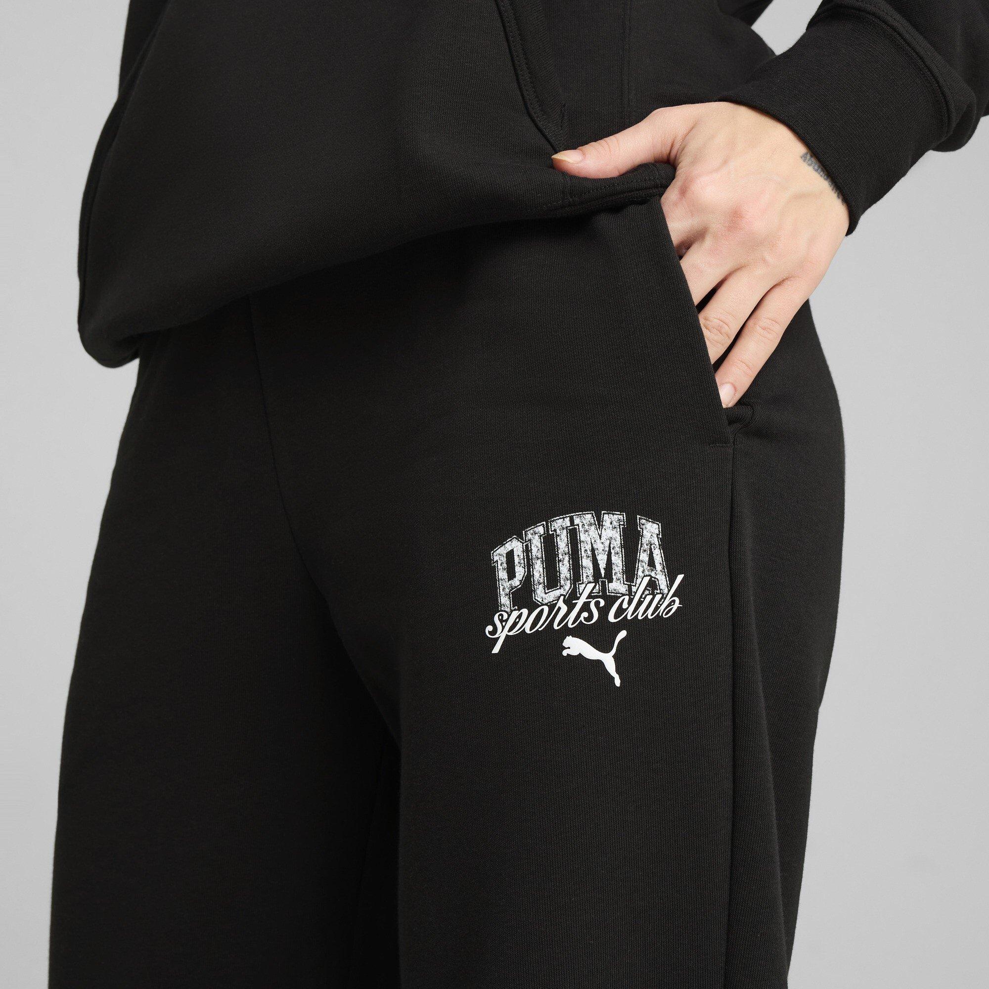 Puma Black - Puma - Logo Jogging Bottoms Womens - 6