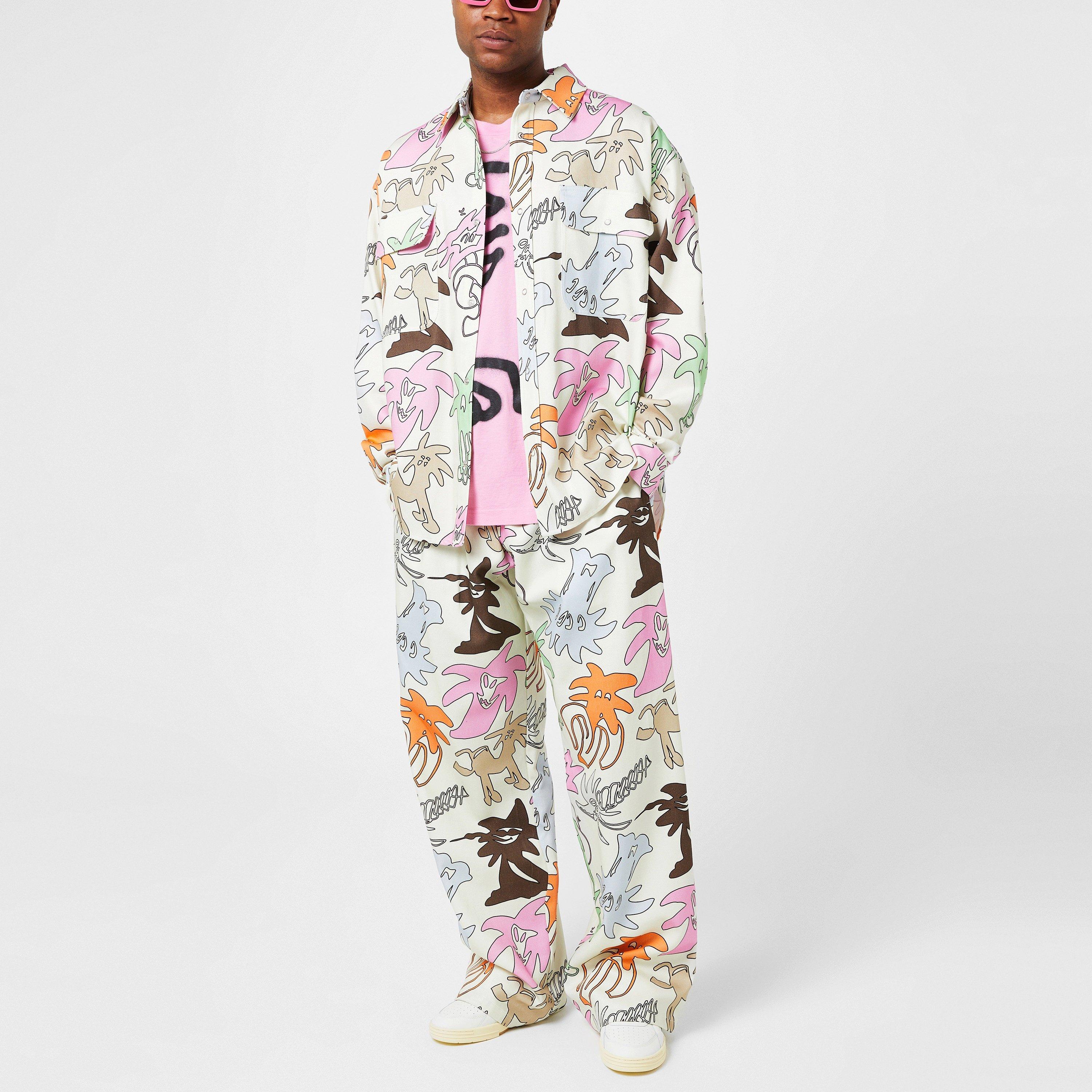 Multi 0484 - Palm Angels - Palmity Loose Trousers - 4