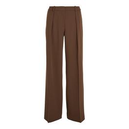 Calvin Klein Lifestyle Wool Twill Extra Wide Leg Pant