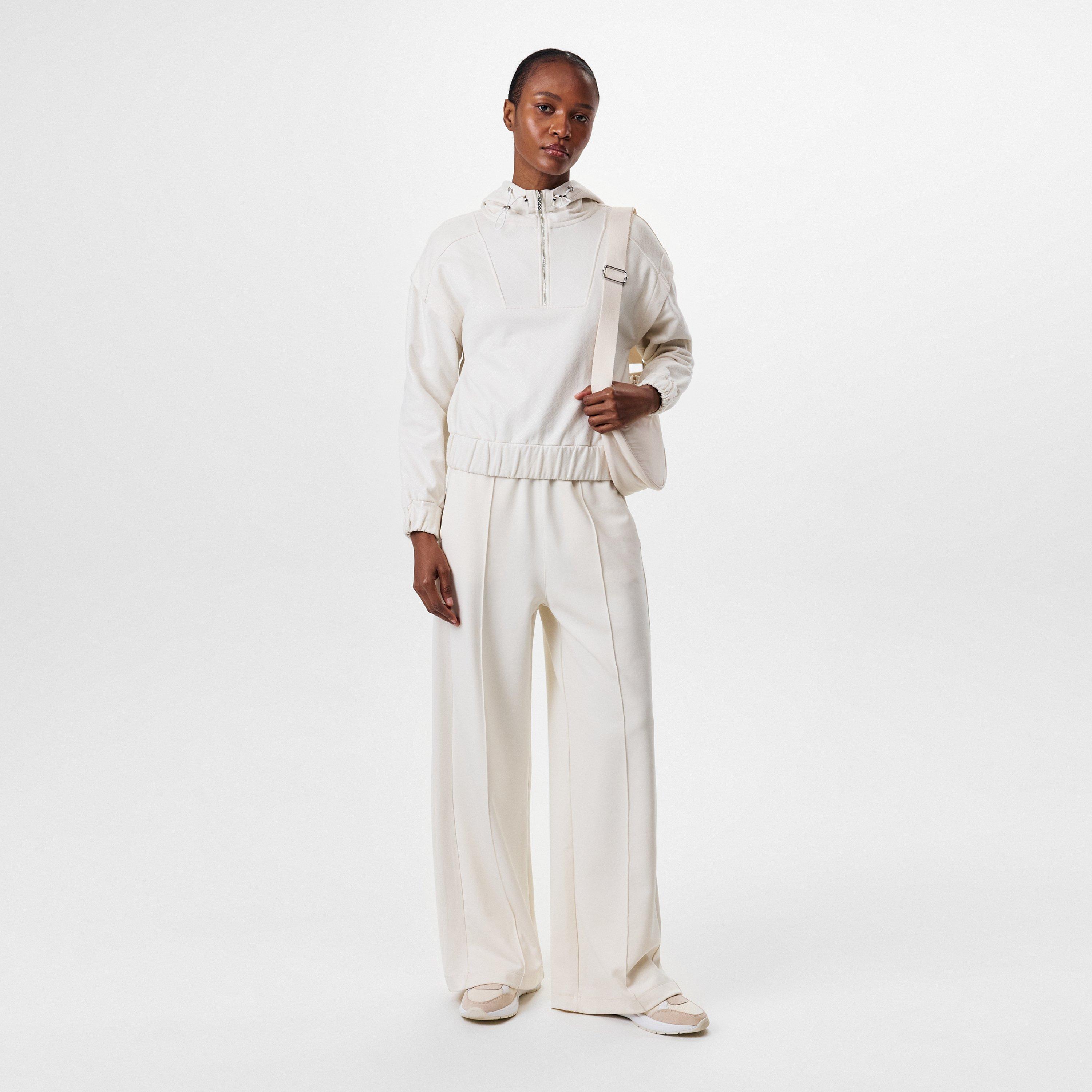 Open White 118 - Boss - Women's Emaesa Adjustable Drawstring Trousers - 6