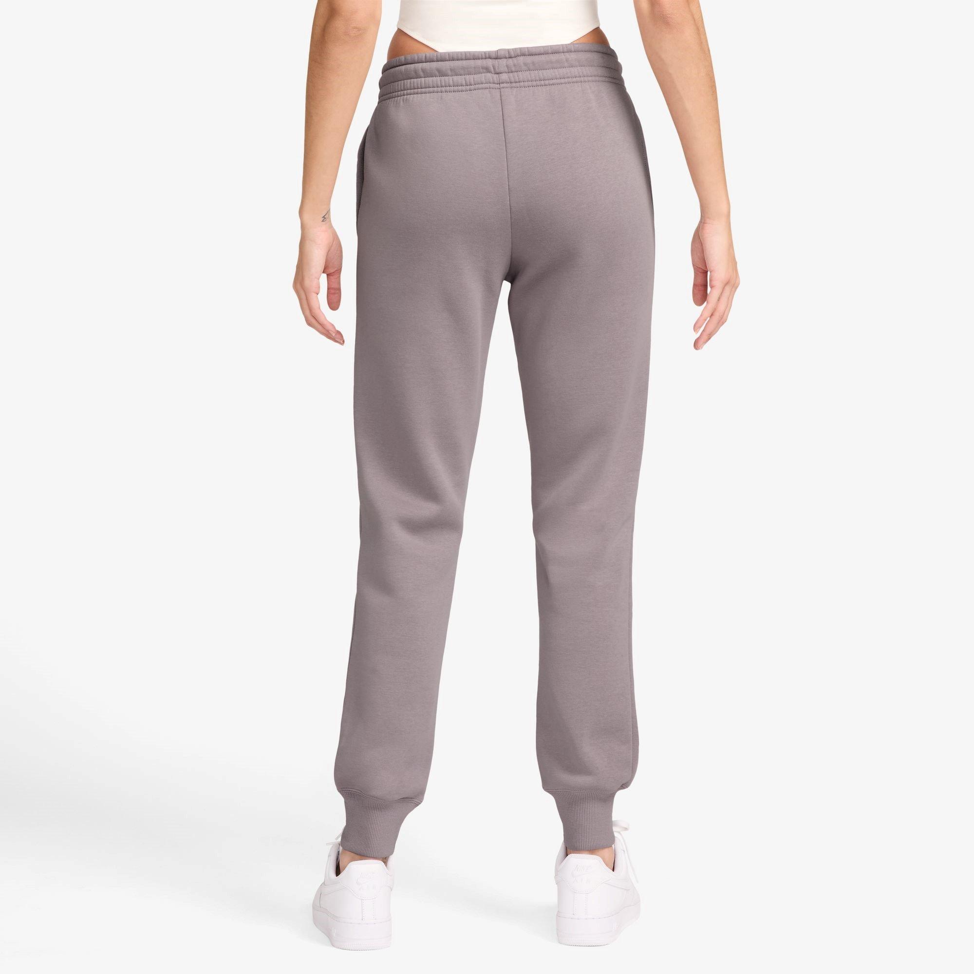 Roze - Nike - Sportswear Phoenix Fleece Women's Mid-Rise Logo Sweatpants - 2