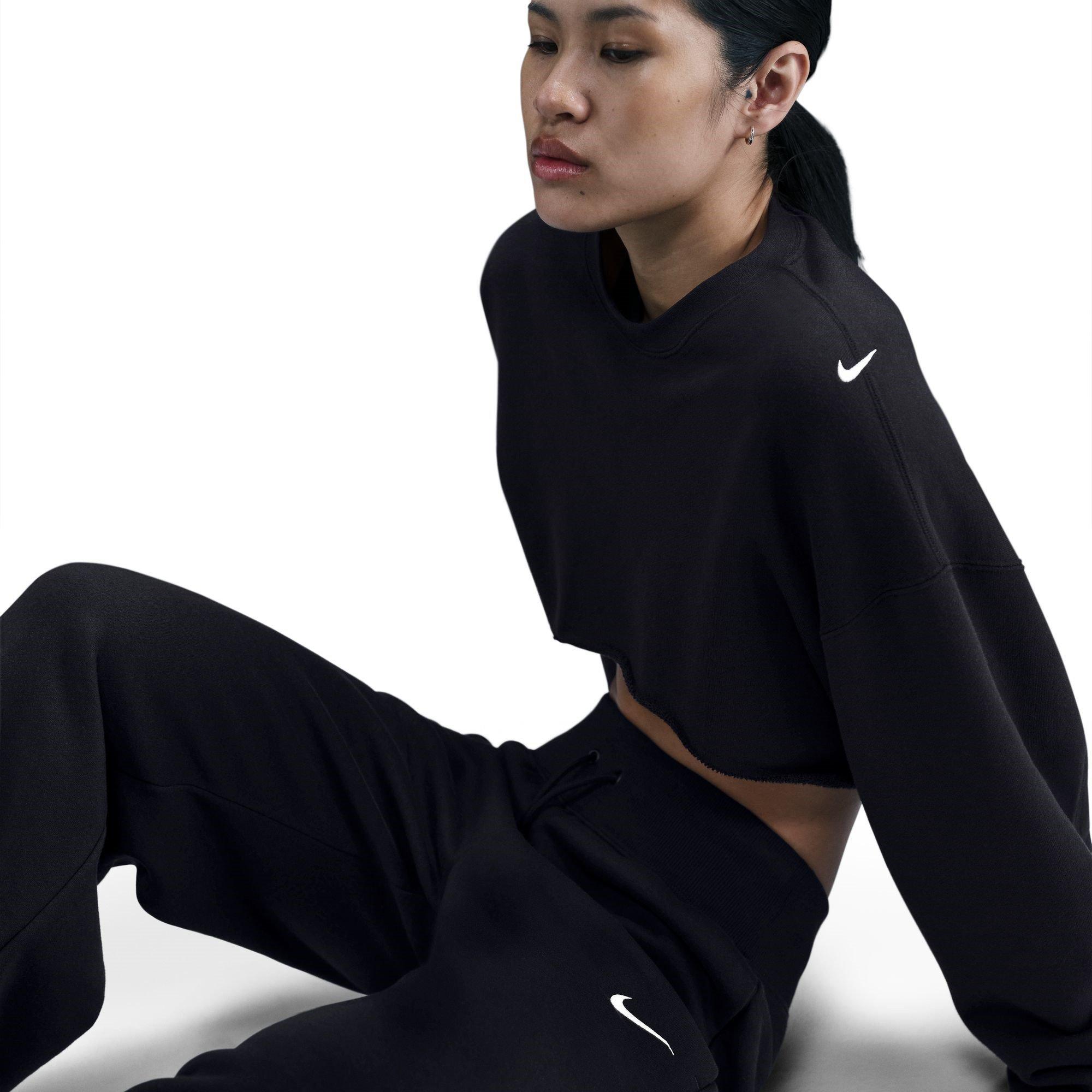 Black - Nike - Sportswear Phoenix Fleece Women's High-Waisted Wide-Leg Sweatpants - 4