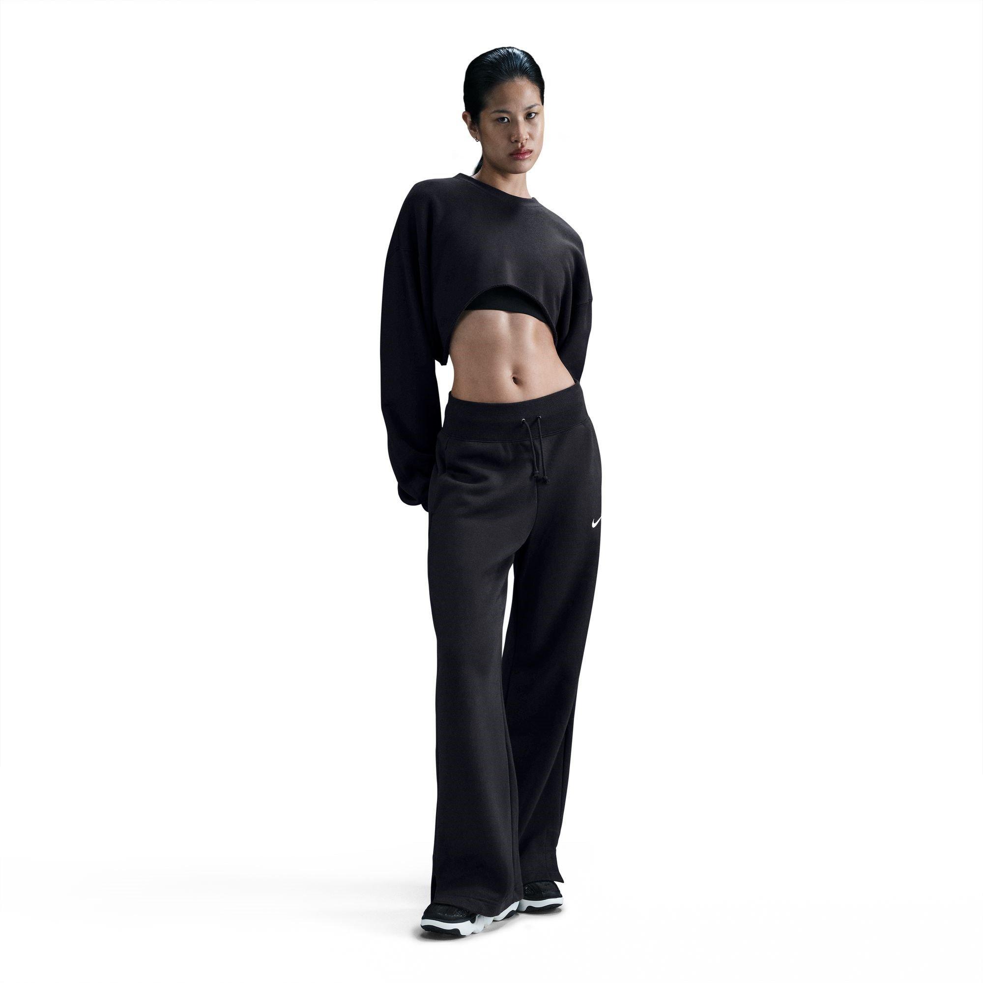 Black - Nike - Sportswear Phoenix Fleece Women's High-Waisted Wide-Leg Sweatpants - 5