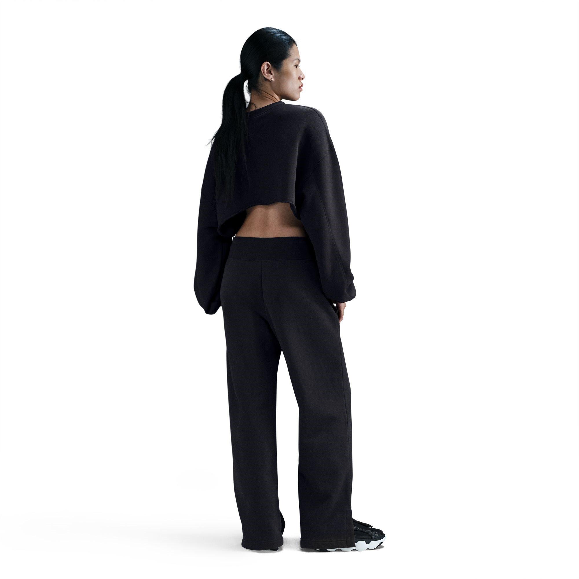 Black - Nike - Sportswear Phoenix Fleece Women's High-Waisted Wide-Leg Sweatpants - 6