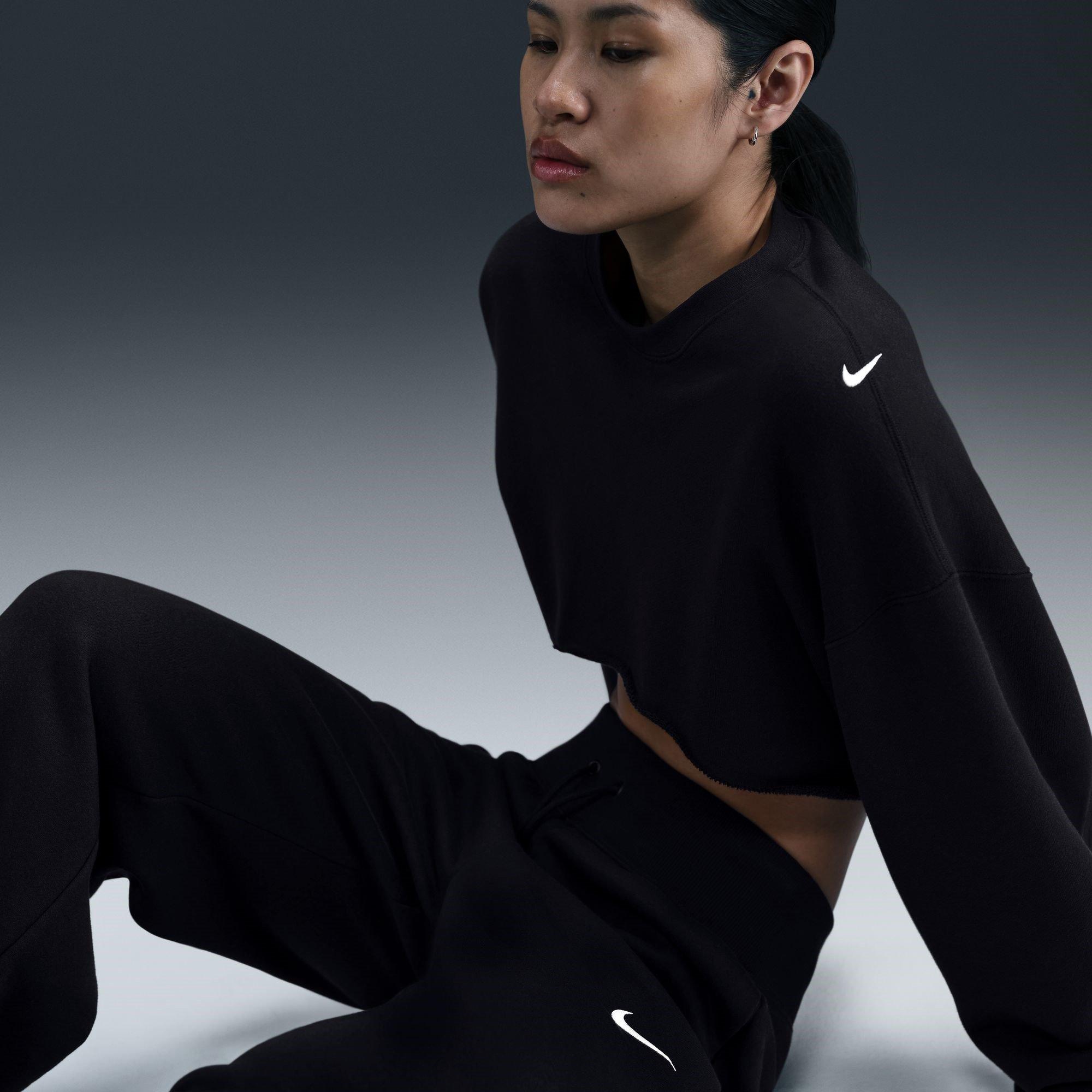 Black - Nike - Sportswear Phoenix Fleece Women's High-Waisted Wide-Leg Sweatpants - 9