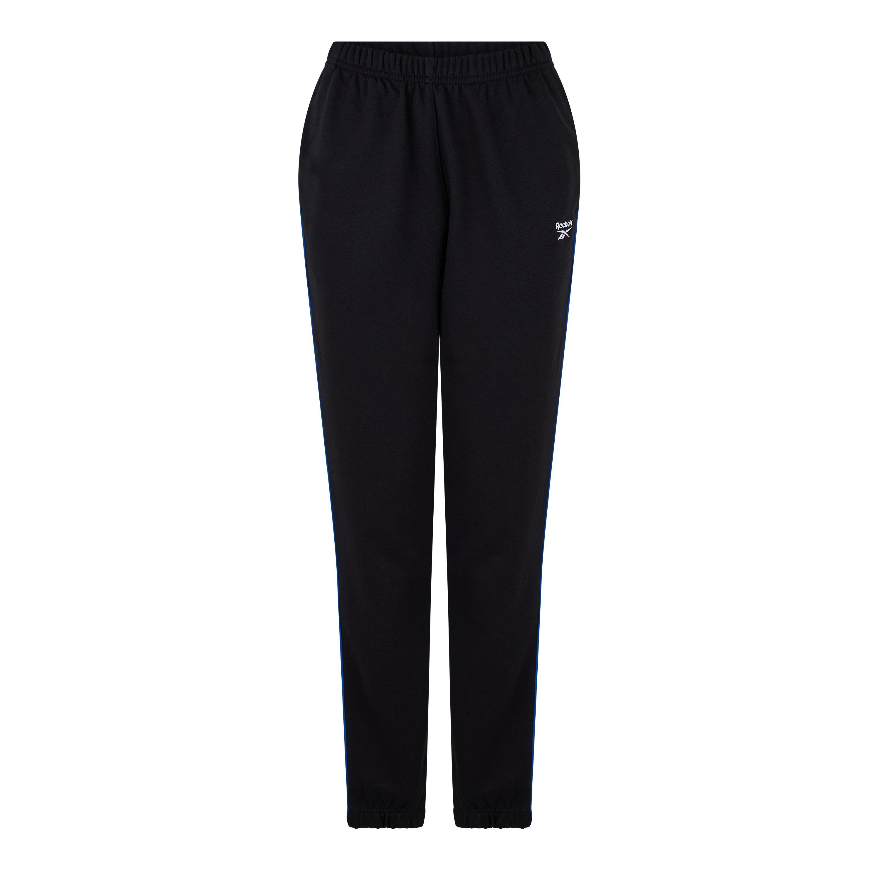 Reebok Women's Rie Open Hem Fleece Joggers - Black - 0-2
