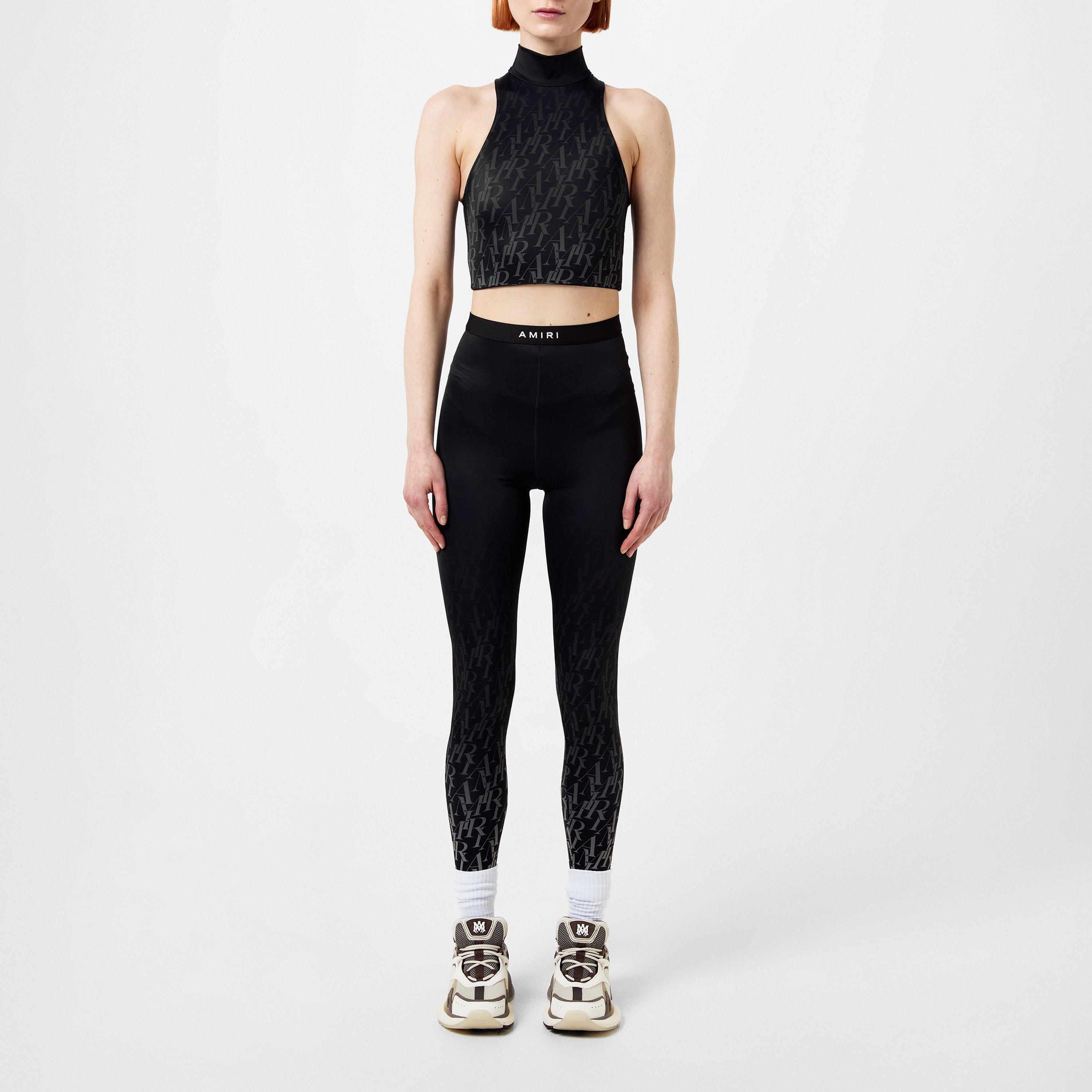 Black - Amiri - Women's Burnout Leggings - 4