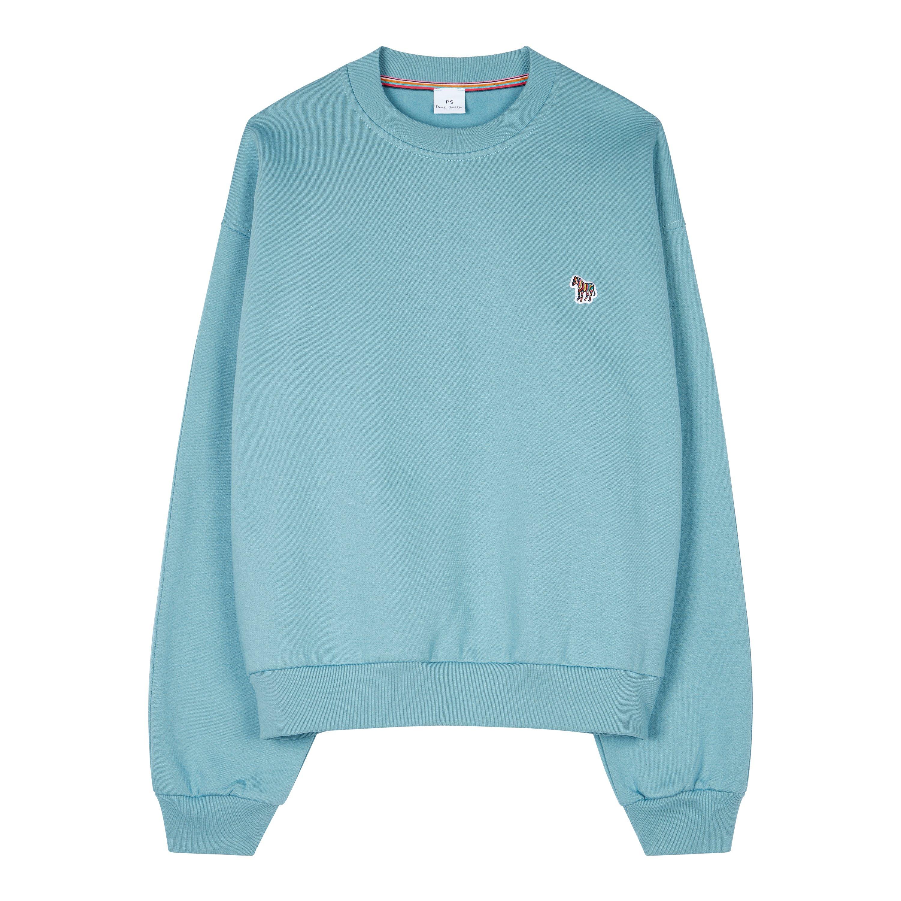 Ps Paul Smith Women's Zebra Logo Sweatshirt - Blue - 8 (XS)