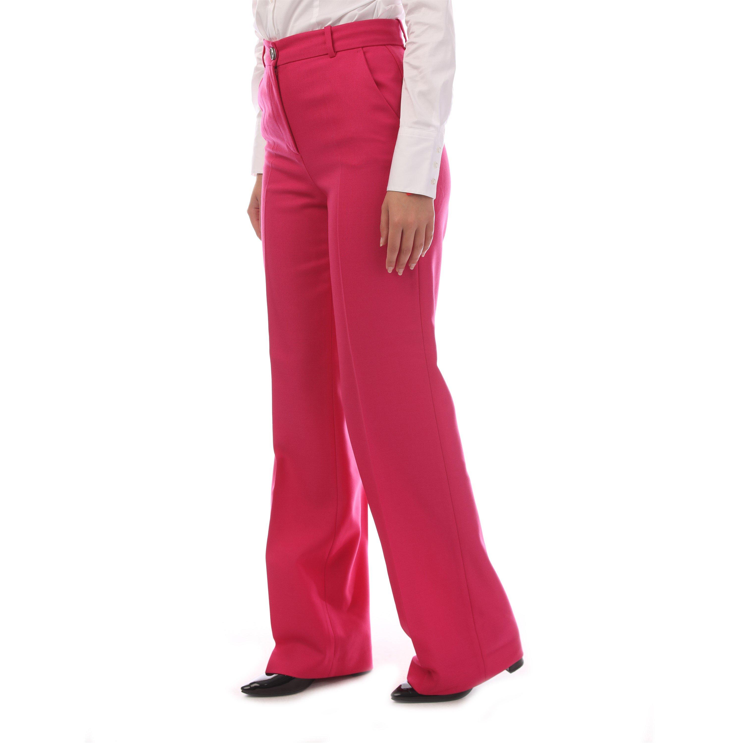 Bright Pink - Boss - Women's Tireka Luxurious Wool Trousers - 2
