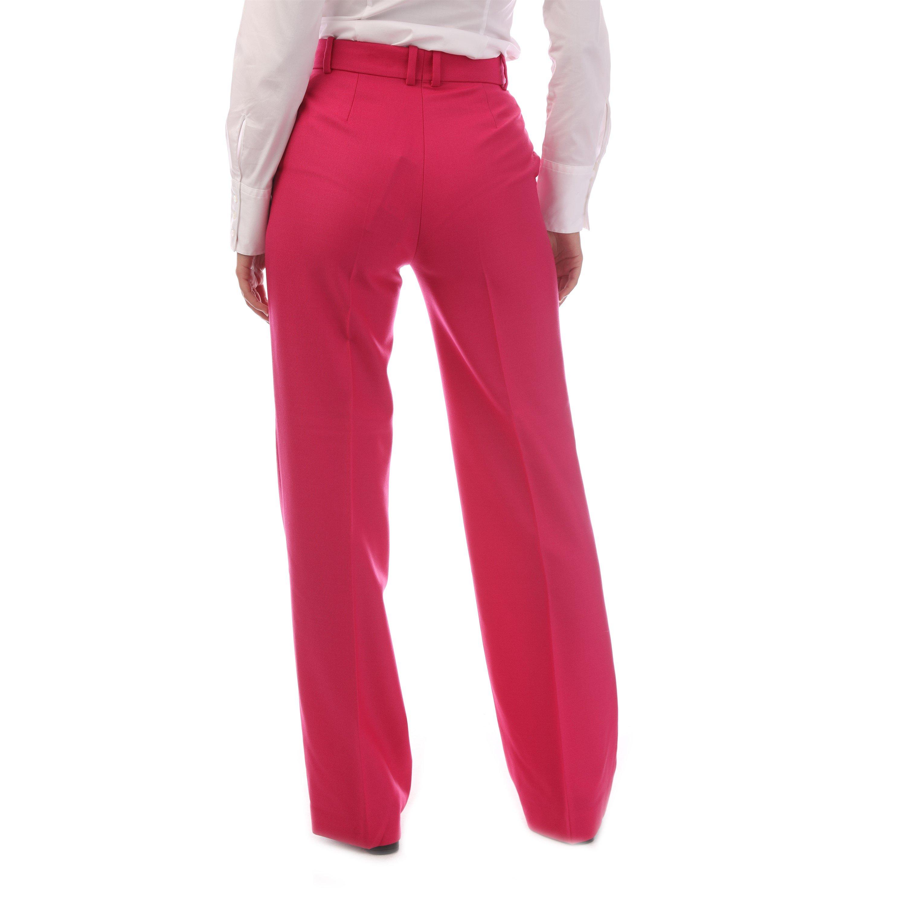Bright Pink - Boss - Women's Tireka Luxurious Wool Trousers - 3
