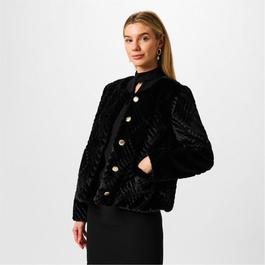 Biba Clipped Faux Fur Jacket