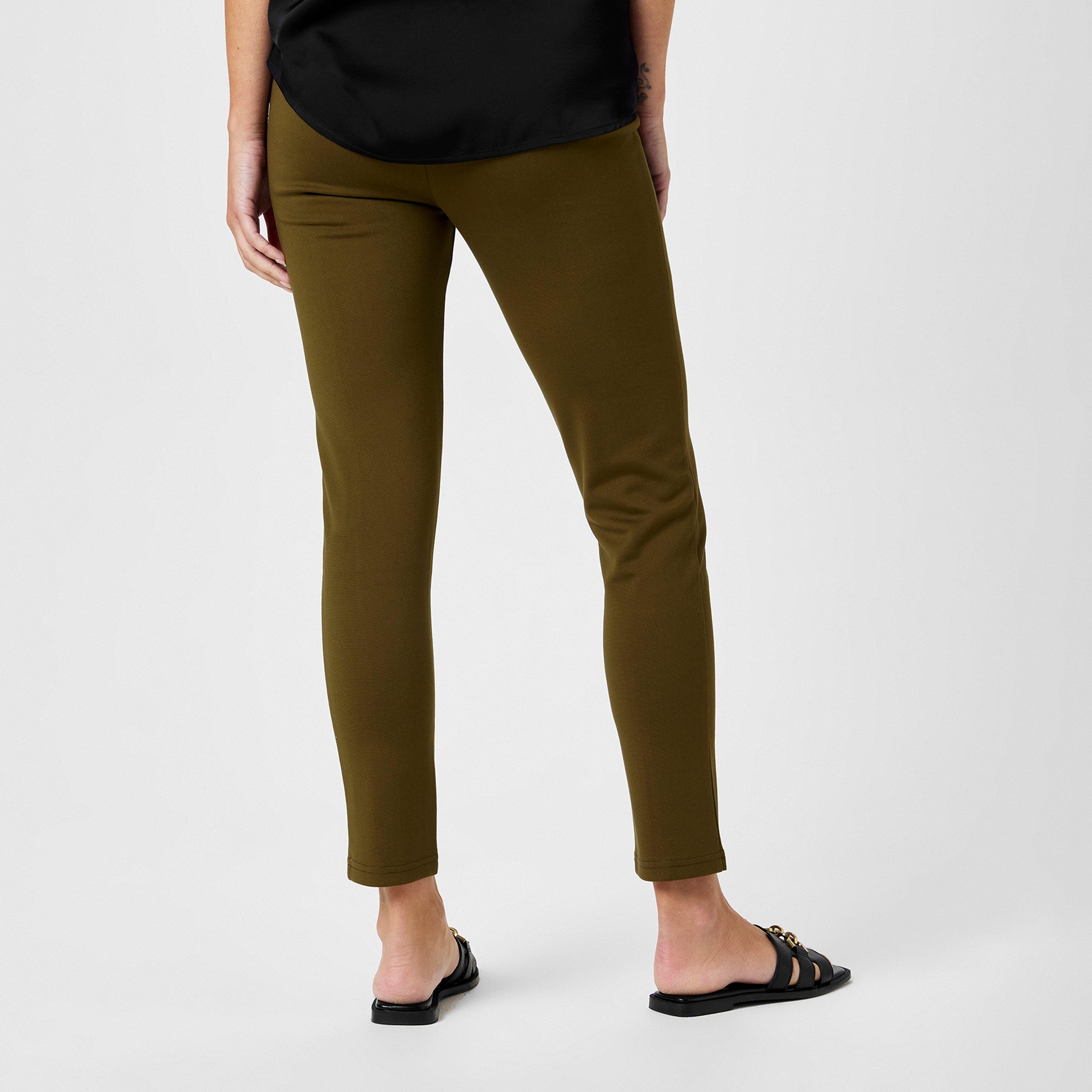 Khaki - Biba - Ponte Legging - 2