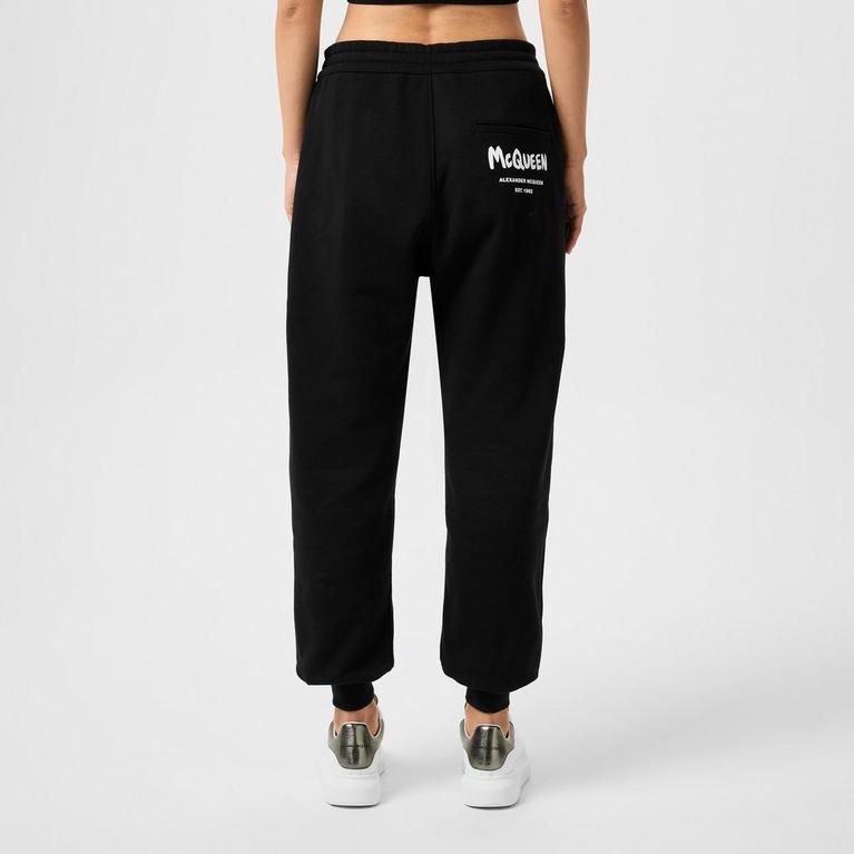 Alexander McQueen | Graffiti Jogging Bottoms | Closed Hem Alexander McQueen | Graffiti Jogging Bottoms | Closed Hem