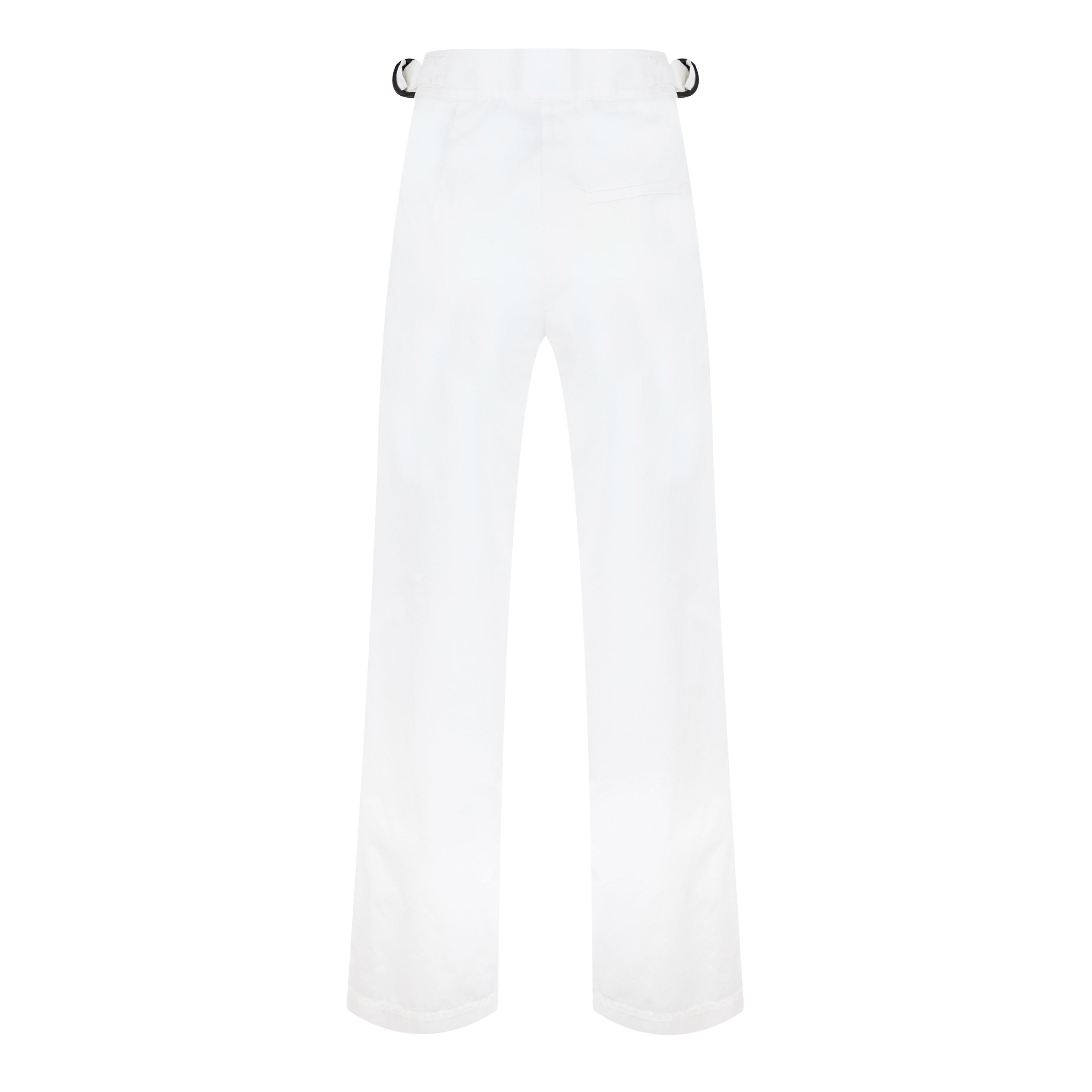 White - Emporio Armani - Wide Leg Trousers - 6