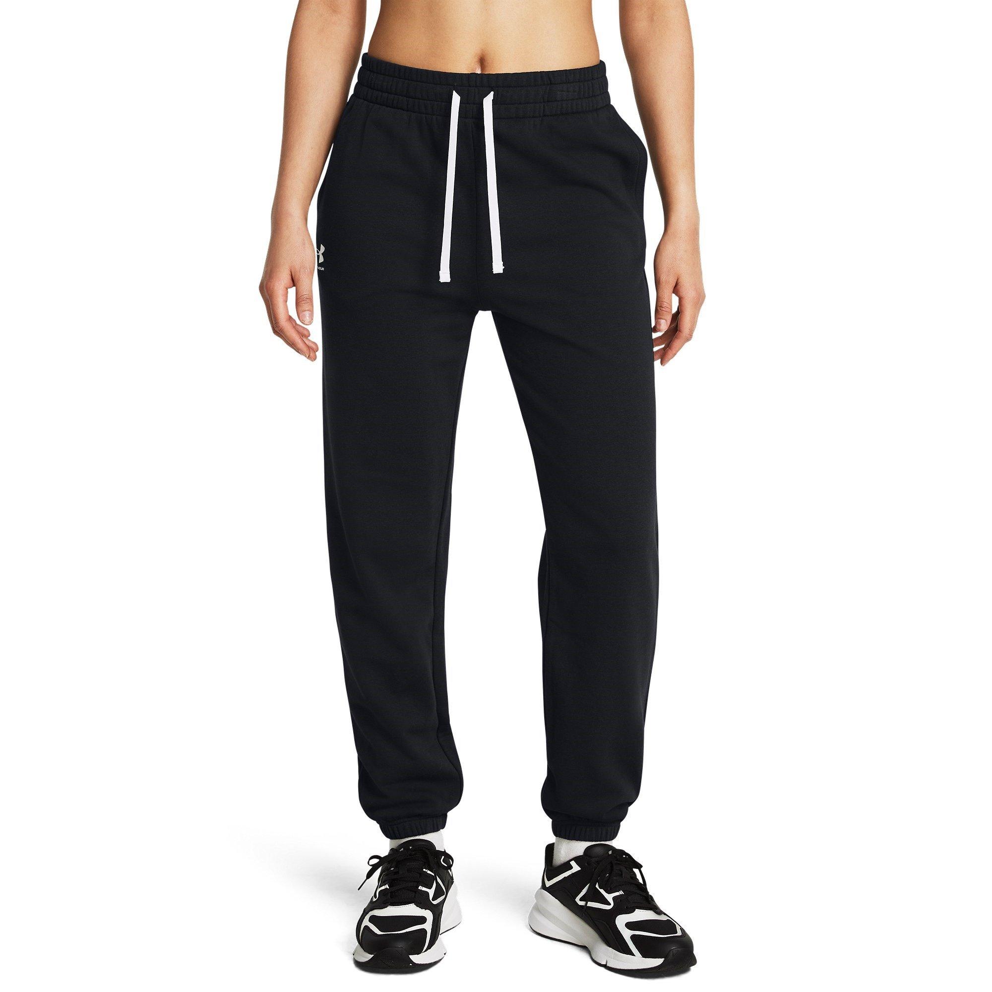 Black/Blk/White - Under Armour - Rival Terry Jogger - 2
