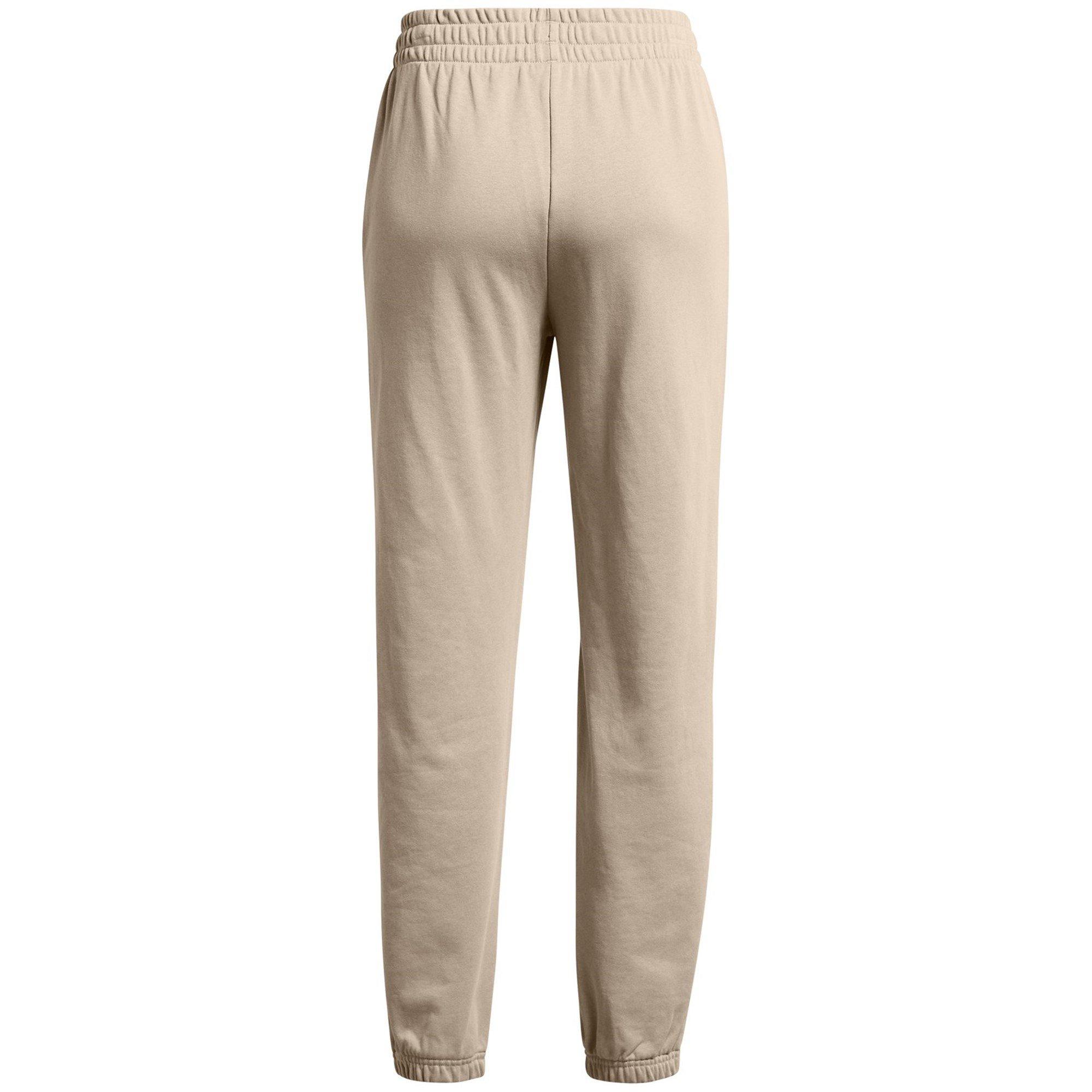 TimberWolf/Wht - Under Armour - Rival Terry Jogger - 6
