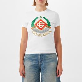 Casablanca Crest Print T Shirt