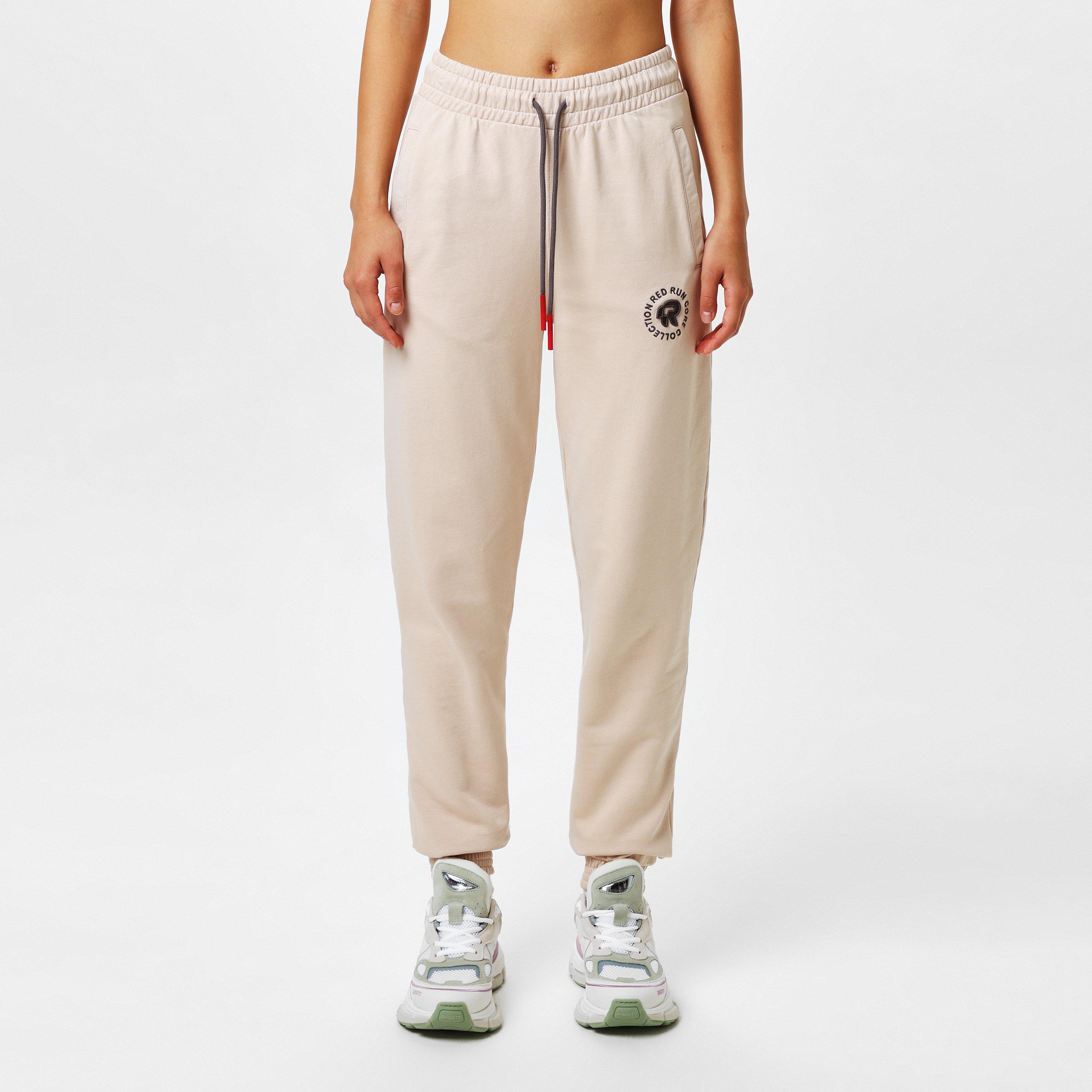 Red Run Women's Core Tracksuit Joggers - Sand Storm - 8 (XS)