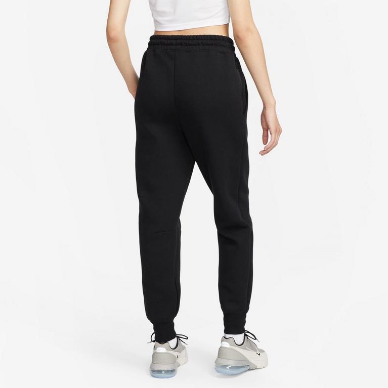 NOIR/NOIR - Nike - Sportswear Tech Fleece Women's Mid-Rise Joggers - 2