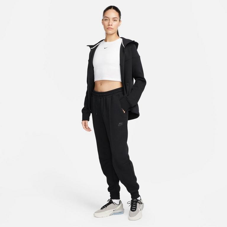 NOIR/NOIR - Nike - Sportswear Tech Fleece Women's Mid-Rise Joggers - 8