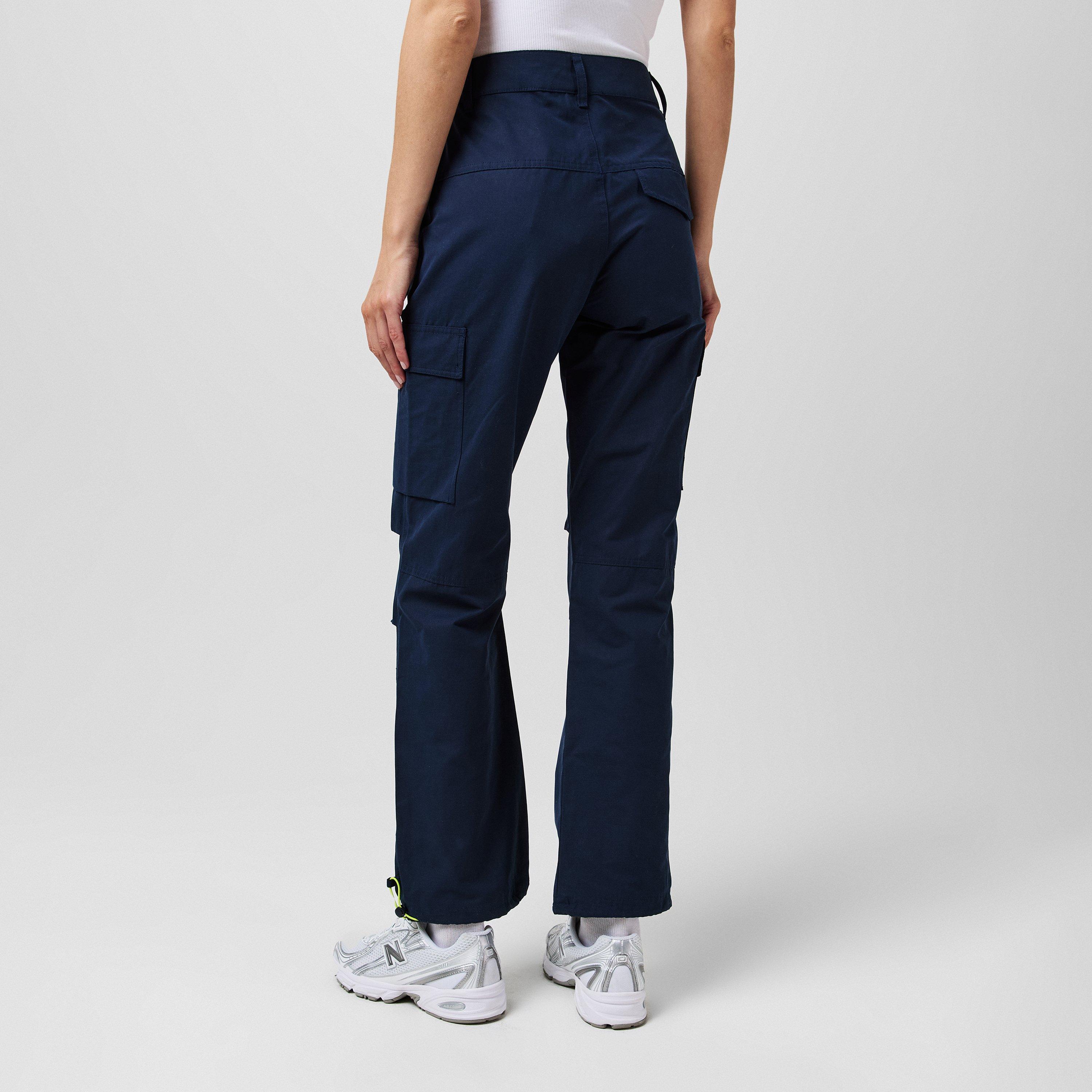 Navy Urban - Red Run - Women's Combat Cargo Trousers - 3