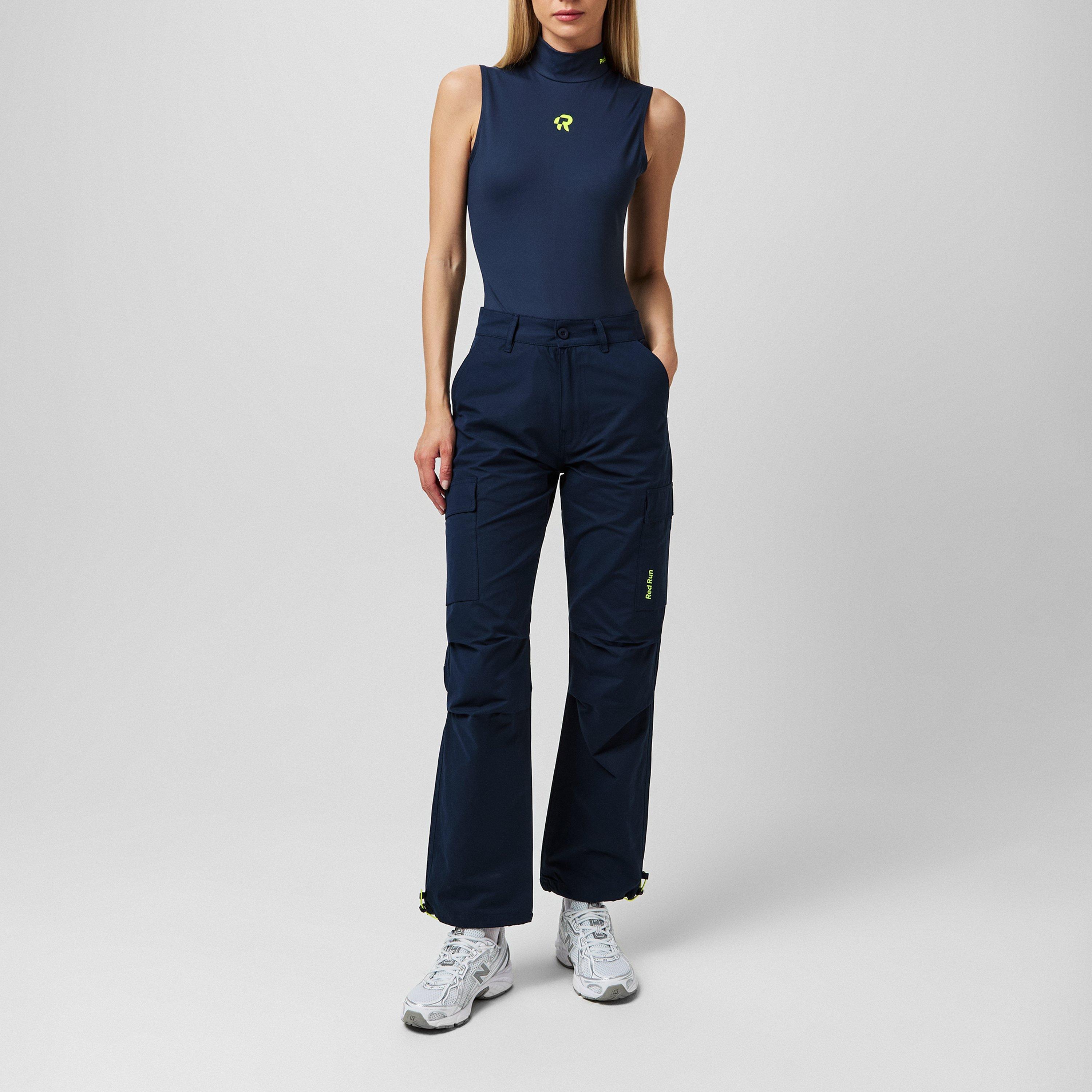 Navy Urban - Red Run - Women's Combat Cargo Trousers - 4